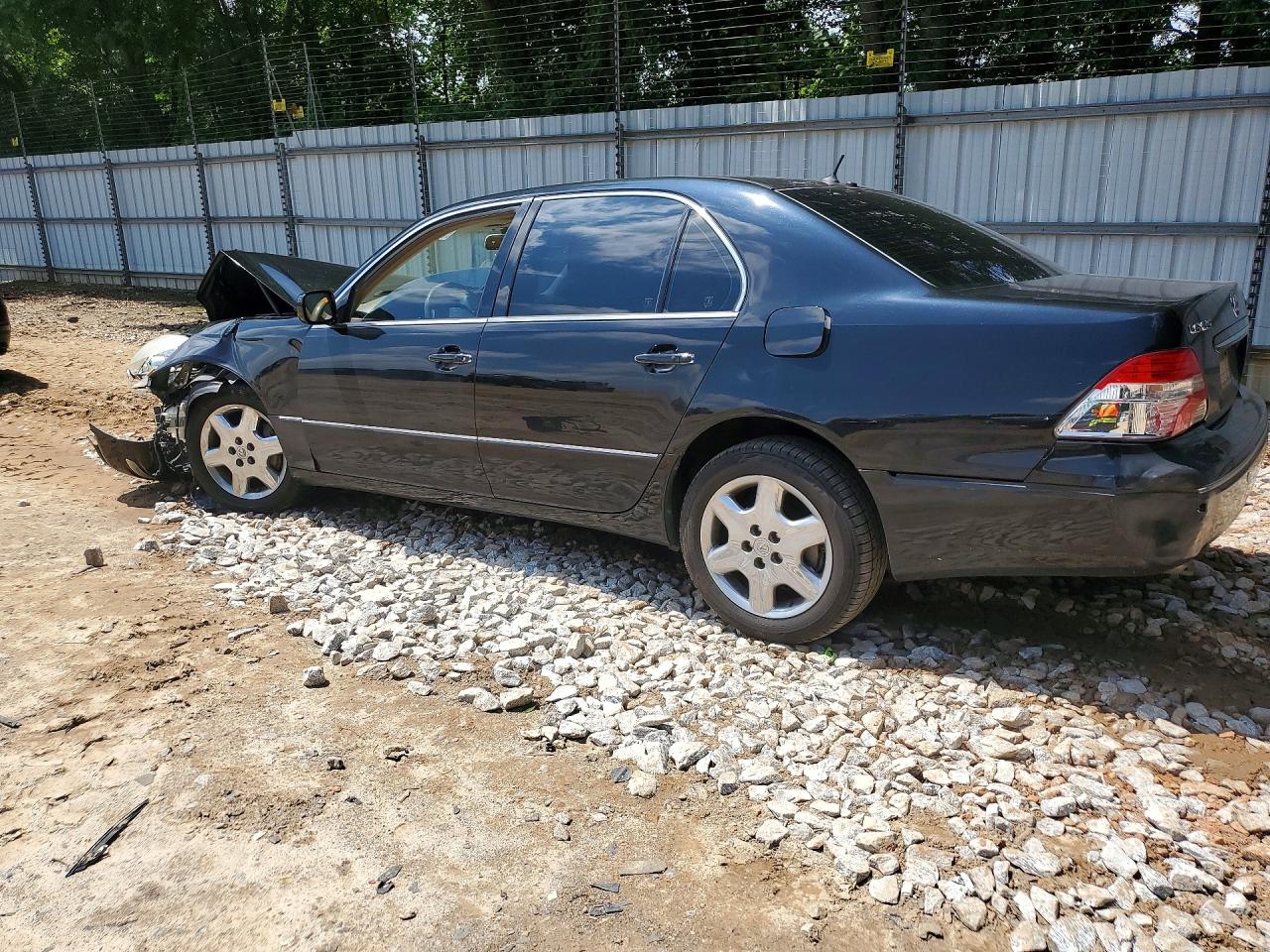 2004 Lexus Ls 430 Black vin: JTHBN36FX40170040