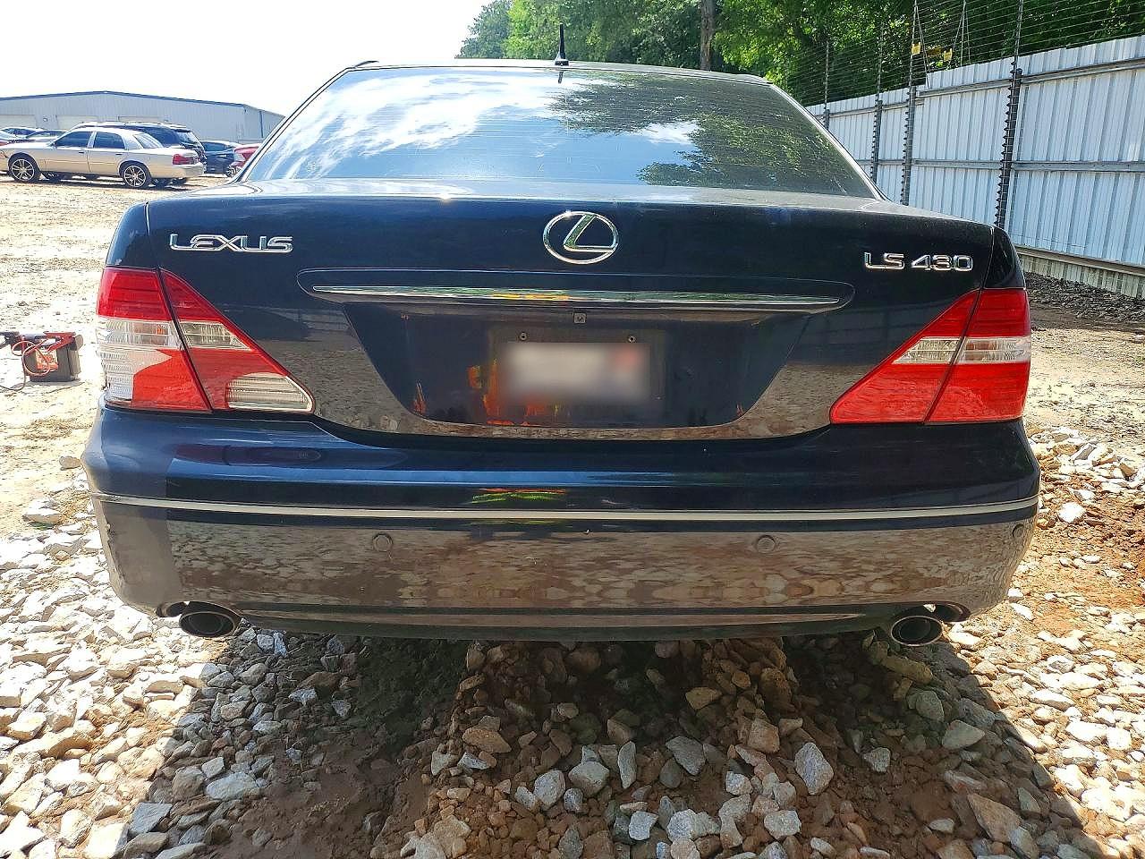 2004 Lexus Ls 430 Black vin: JTHBN36FX40170040