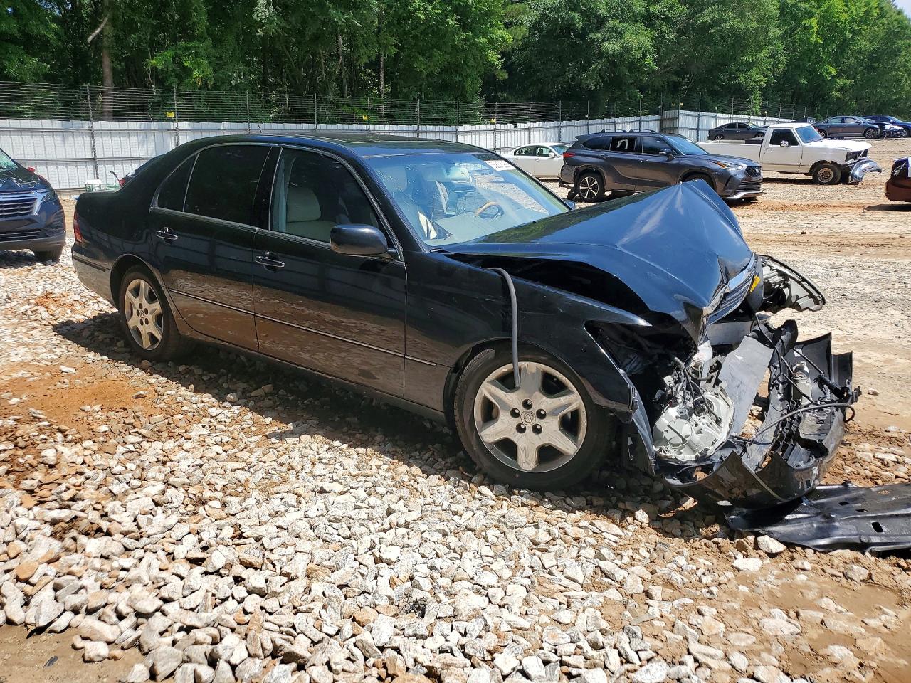 2004 Lexus Ls 430 Black vin: JTHBN36FX40170040