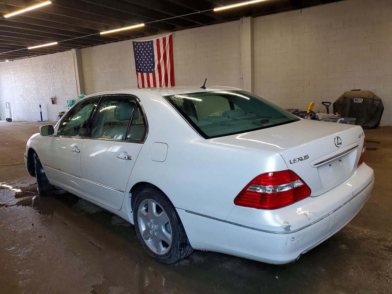 2005 Lexus Ls 430 White vin: JTHBN36FX55021003