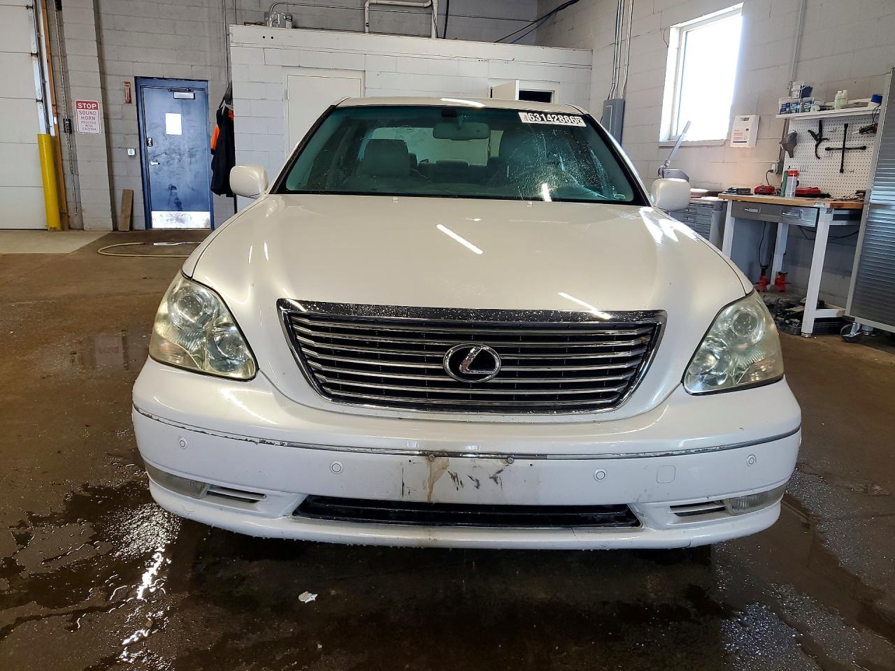 2005 Lexus Ls 430 White vin: JTHBN36FX55021003