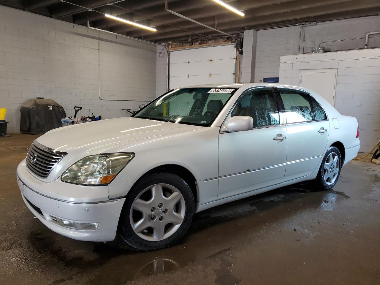 2005 Lexus Ls 430 White vin: JTHBN36FX55021003 Damage: Front Bumper/Cover, Broken, Replacement Required