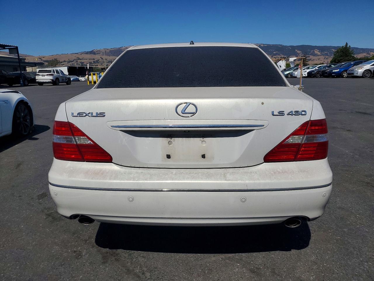 2005 Lexus Ls 430 White vin: JTHBN36FX55027707