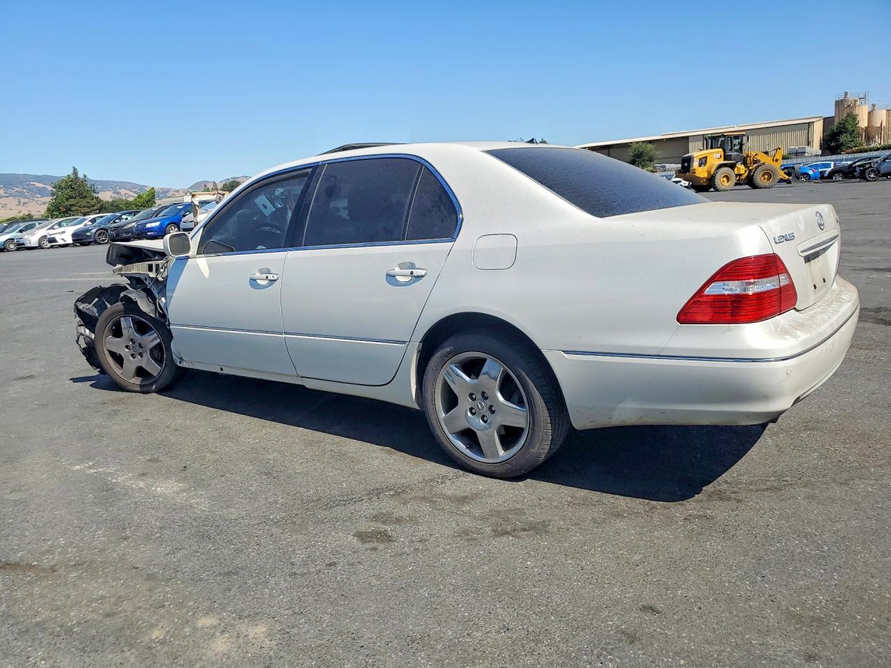 2005 Lexus Ls 430 White vin: JTHBN36FX55027707