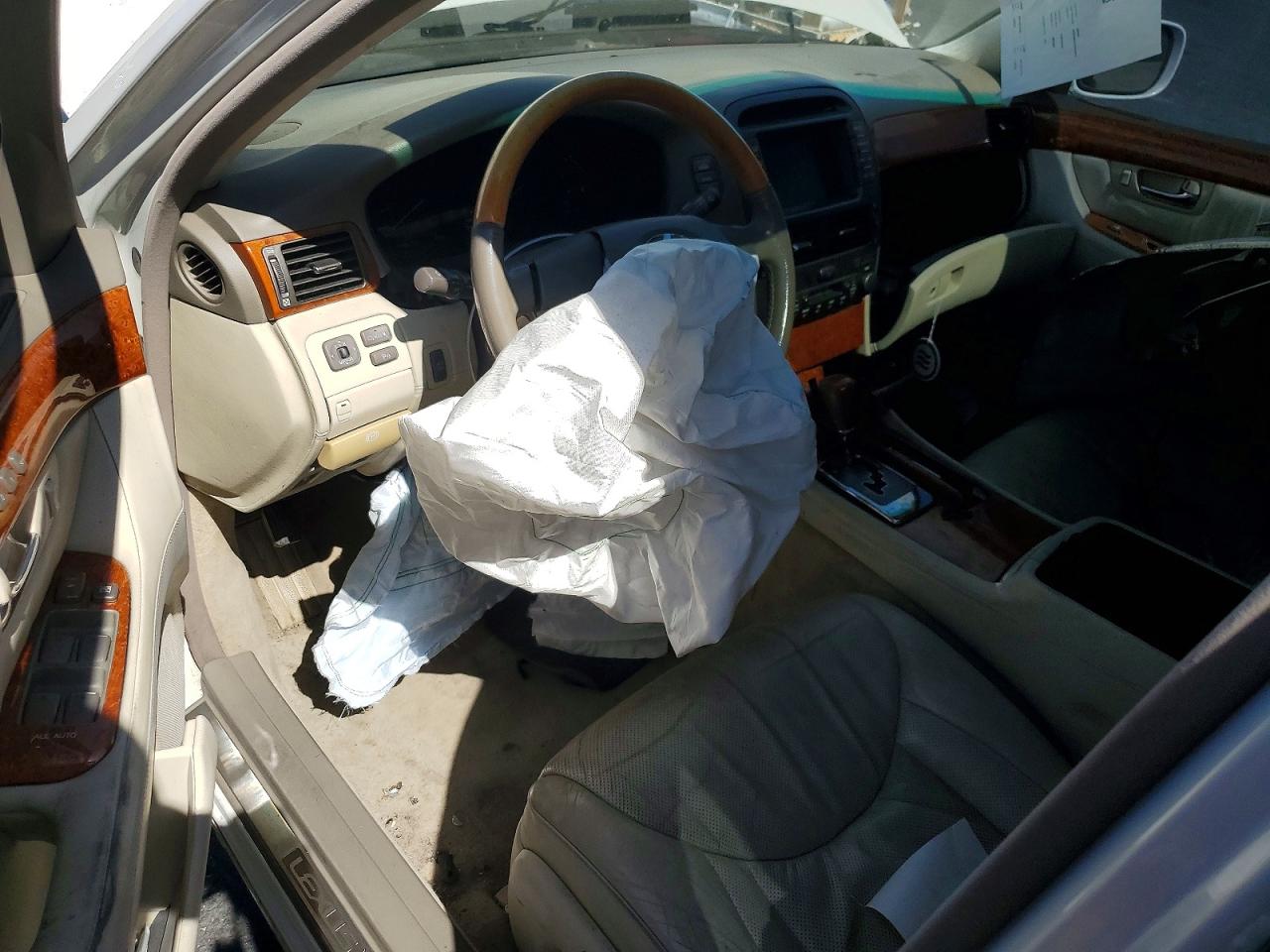 2005 Lexus Ls 430 White vin: JTHBN36FX55027707