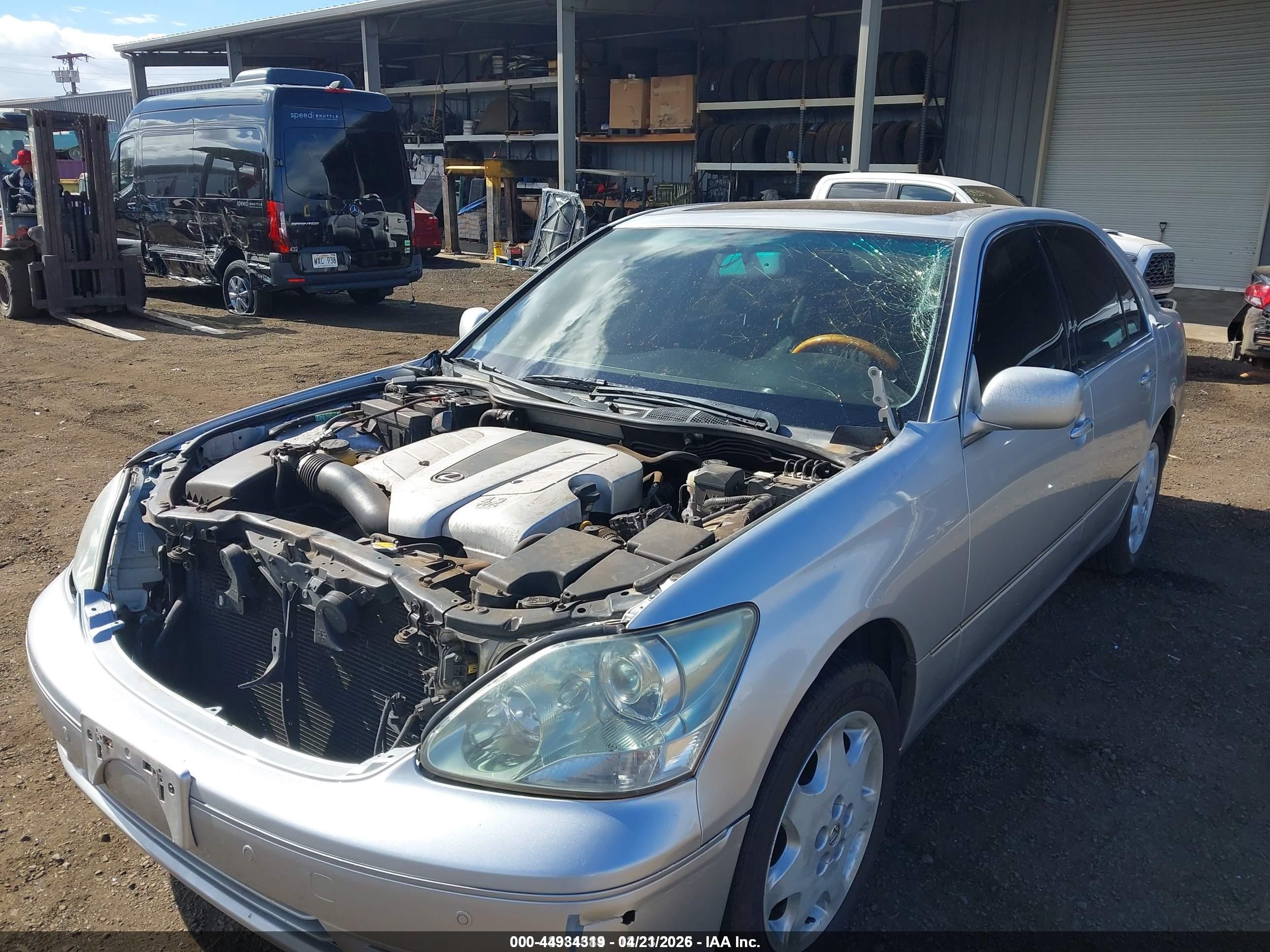 2006 Lexus Ls 430 Silver vin: JTHBN36FX65043763