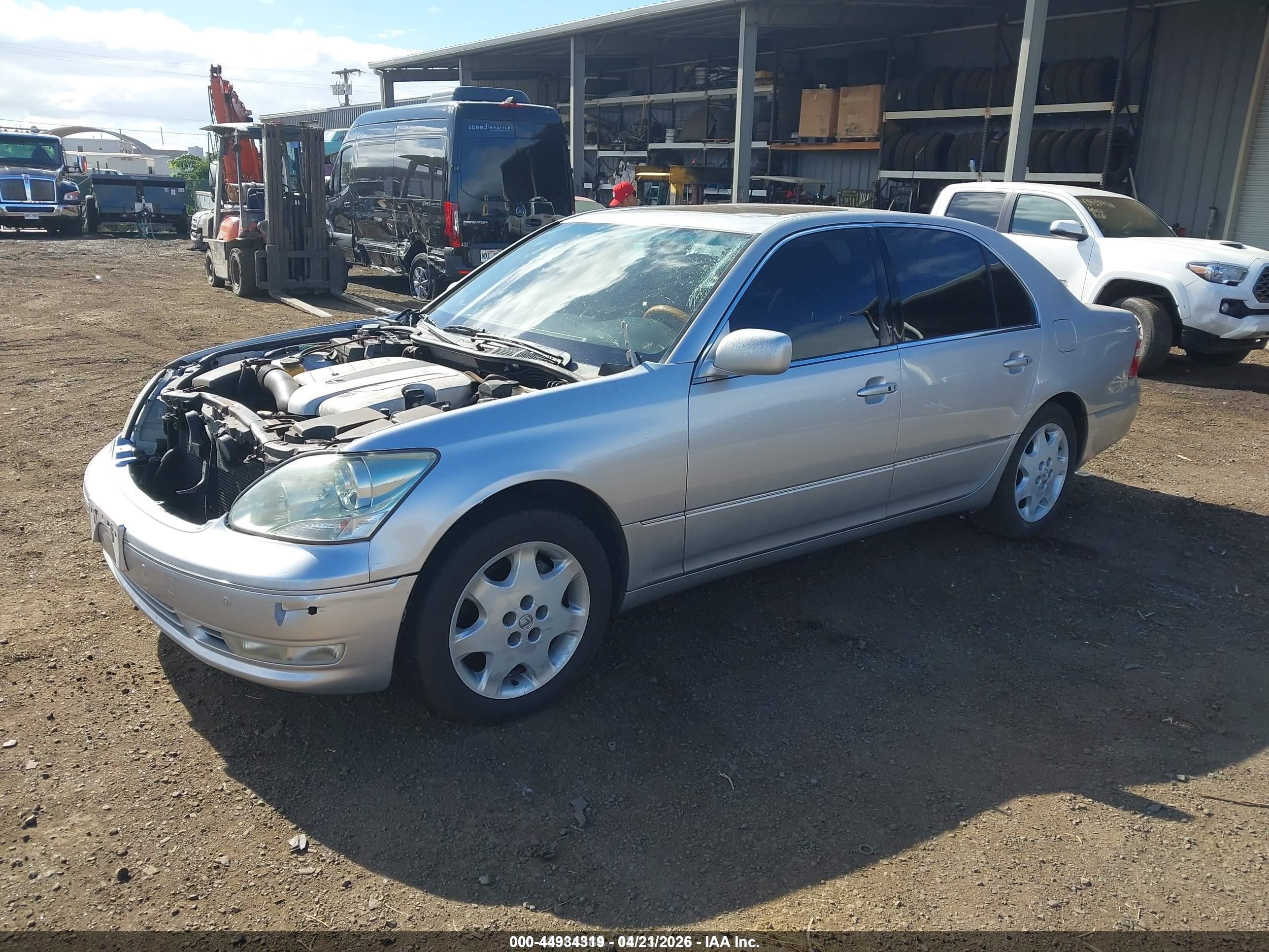 2006 Lexus Ls 430 Silver vin: JTHBN36FX65043763