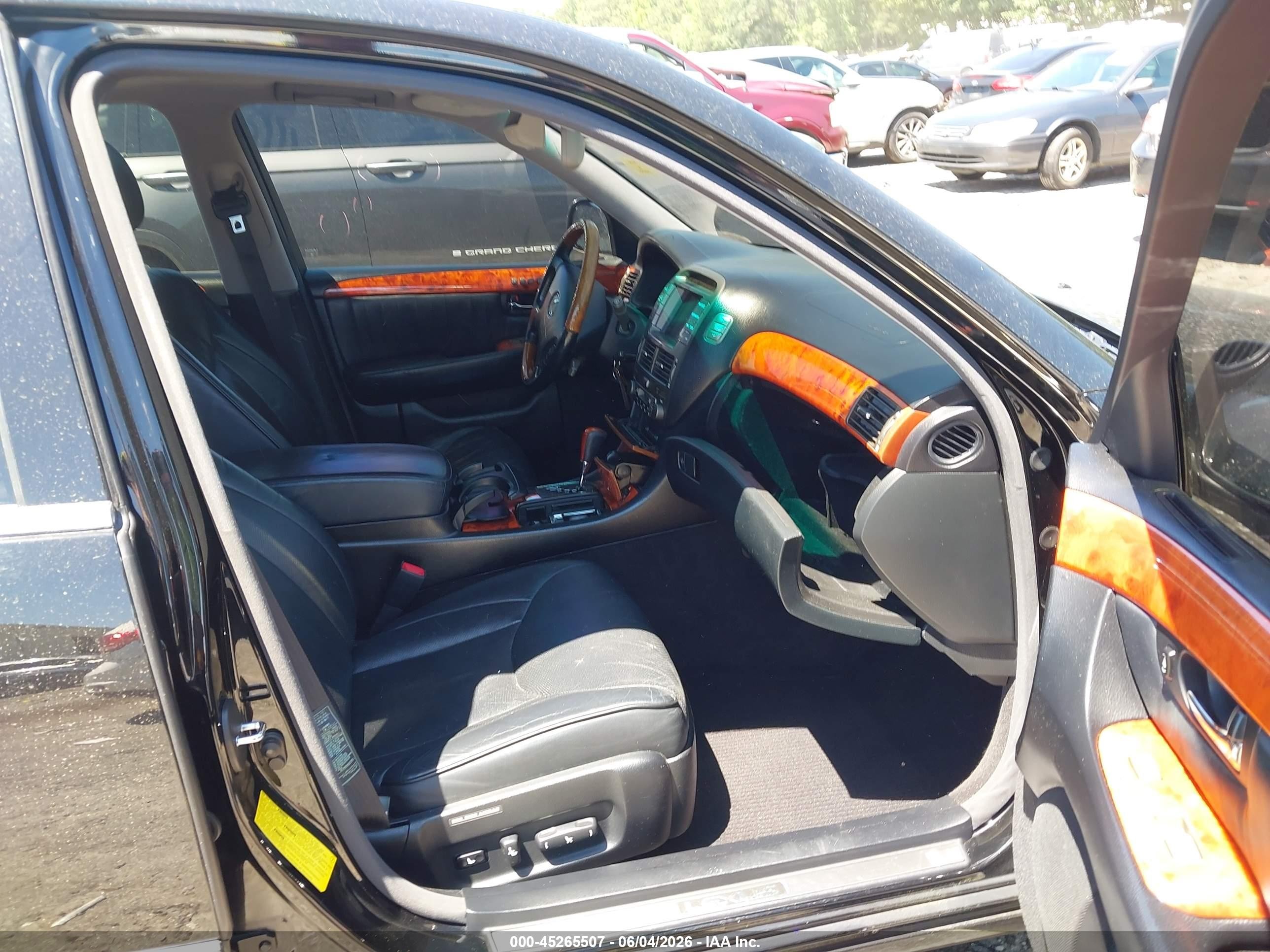 2006 Lexus Ls 430   Black vin: JTHBN36FX65052673