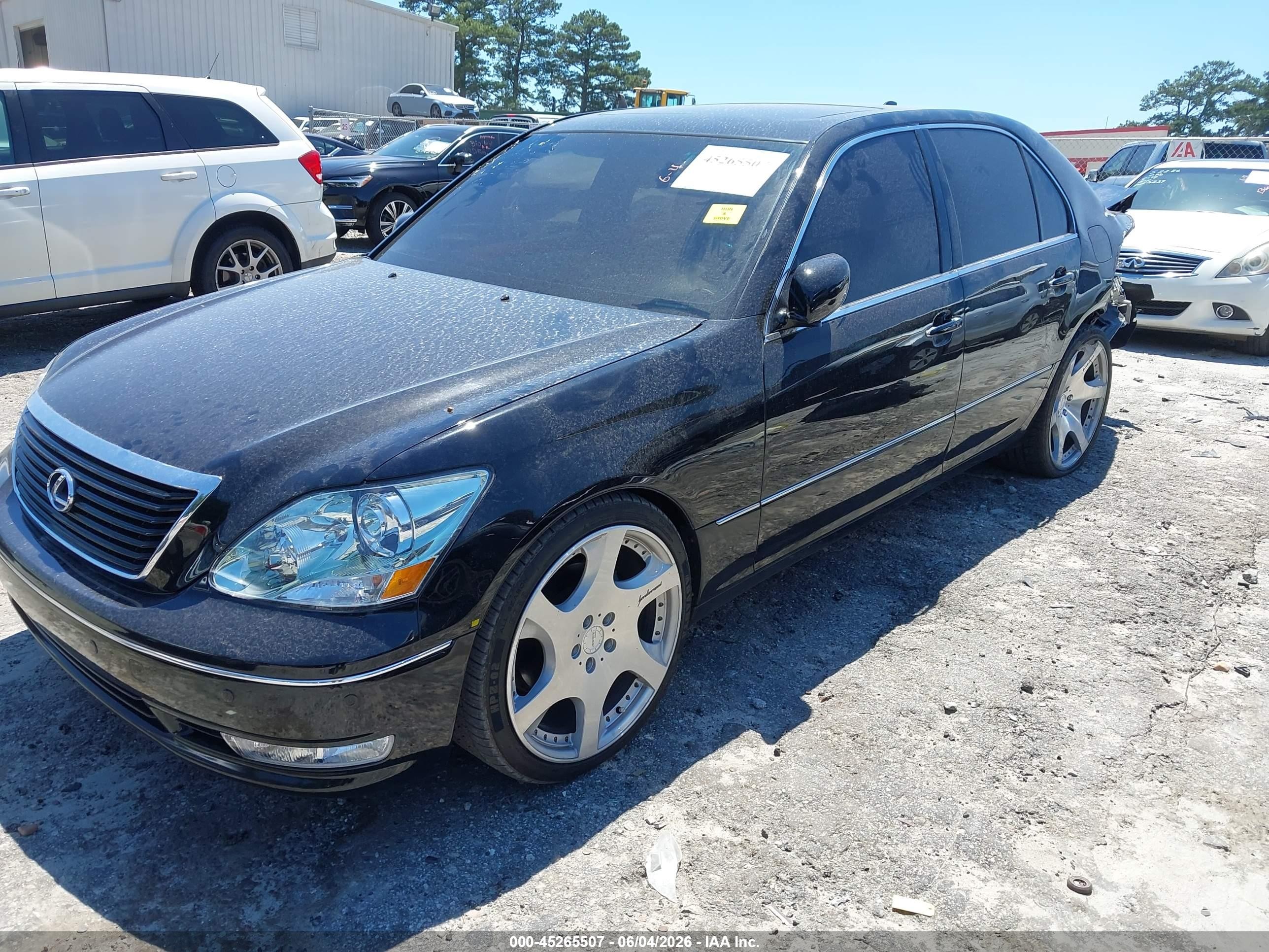 2006 Lexus Ls 430   Black vin: JTHBN36FX65052673