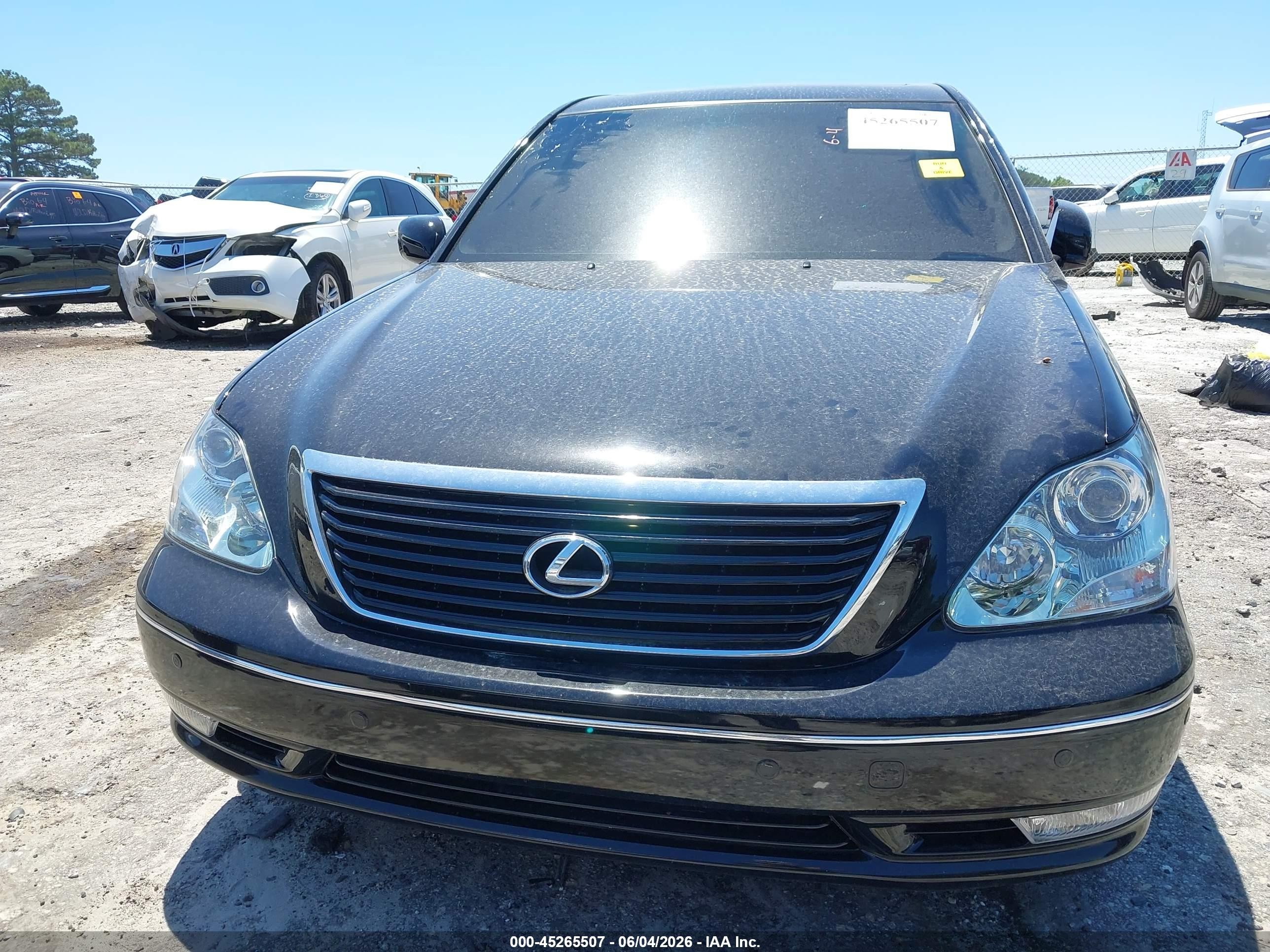 2006 Lexus Ls 430   Black vin: JTHBN36FX65052673