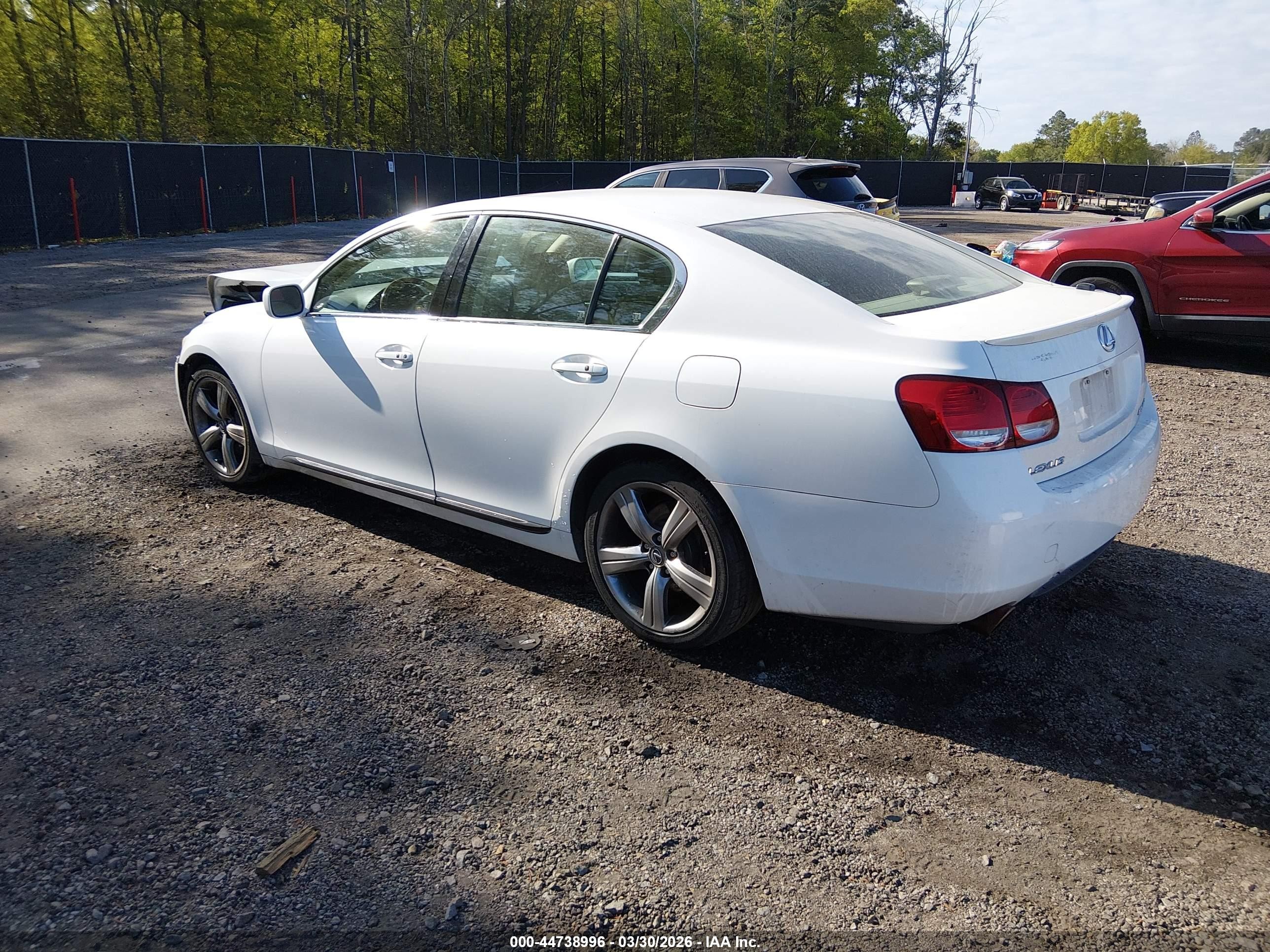 2006 Lexus Gs 430   White vin: JTHBN96S065008441