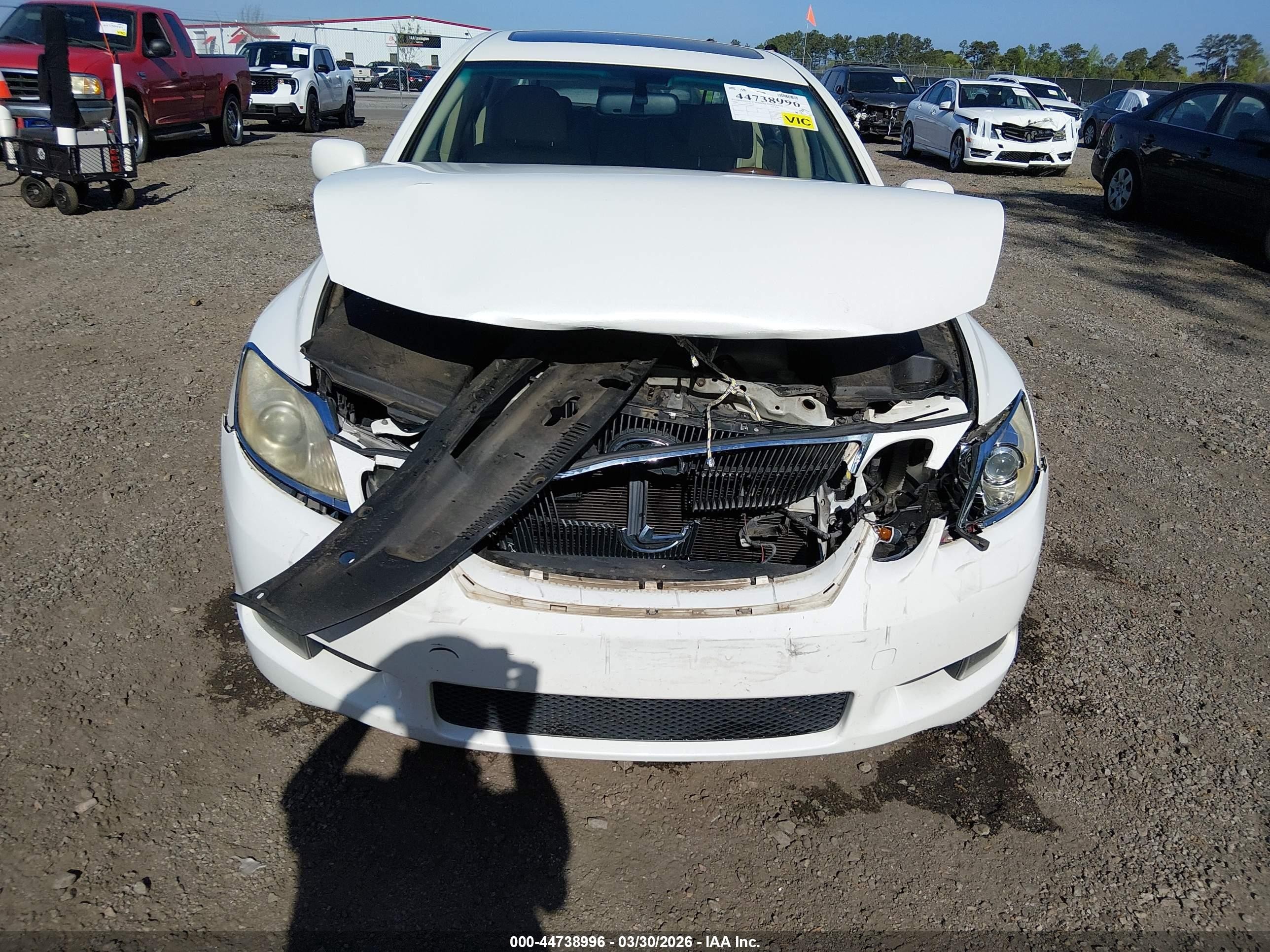 2006 Lexus Gs 430   White vin: JTHBN96S065008441