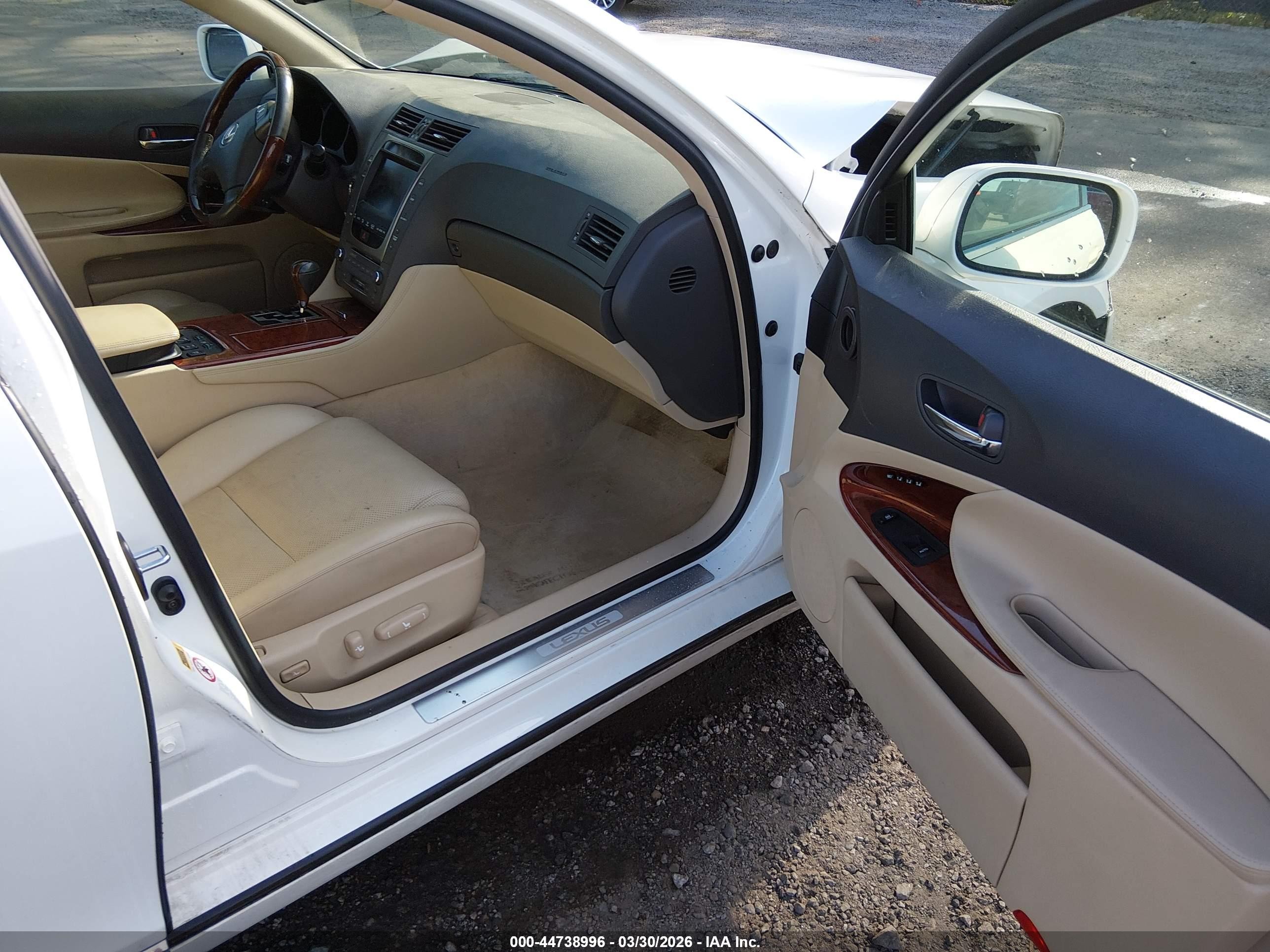 2006 Lexus Gs 430   White vin: JTHBN96S065008441