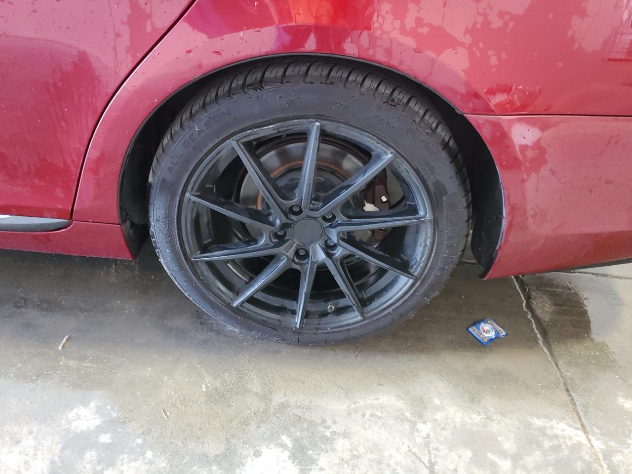 2006 Lexus Gs 430 Red vin: JTHBN96S065011341 Damage: Left Rear Wheel, Bent, Replacement Required
