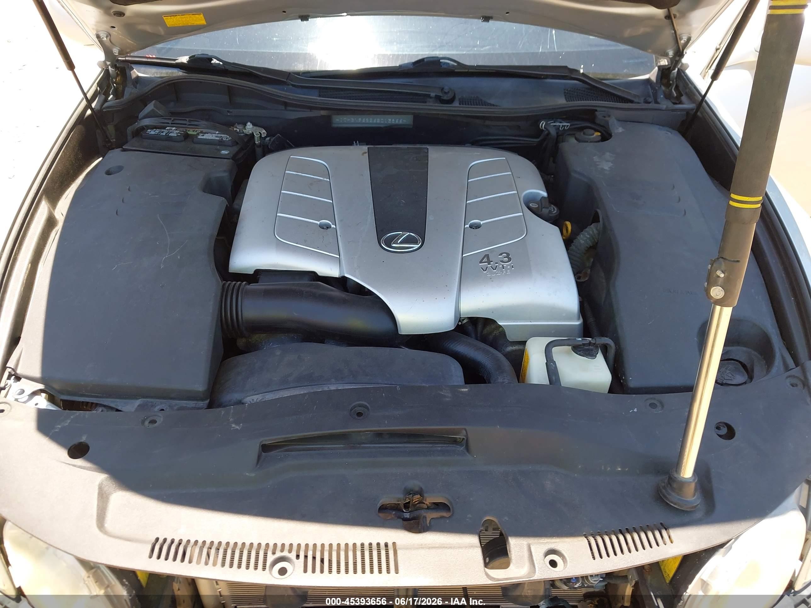 2006 Lexus Gs 430   Silver vin: JTHBN96S265013866
