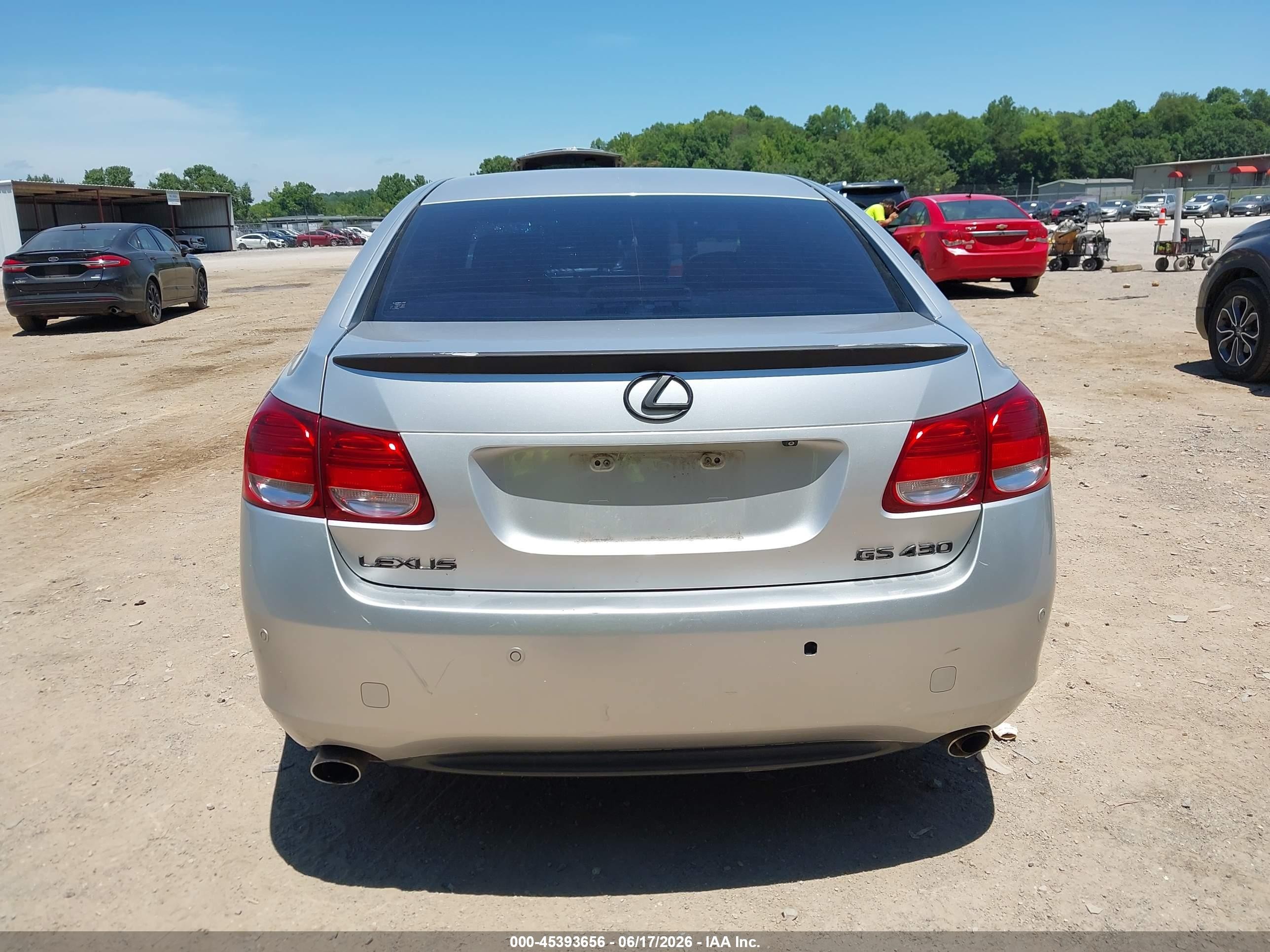 2006 Lexus Gs 430   Silver vin: JTHBN96S265013866