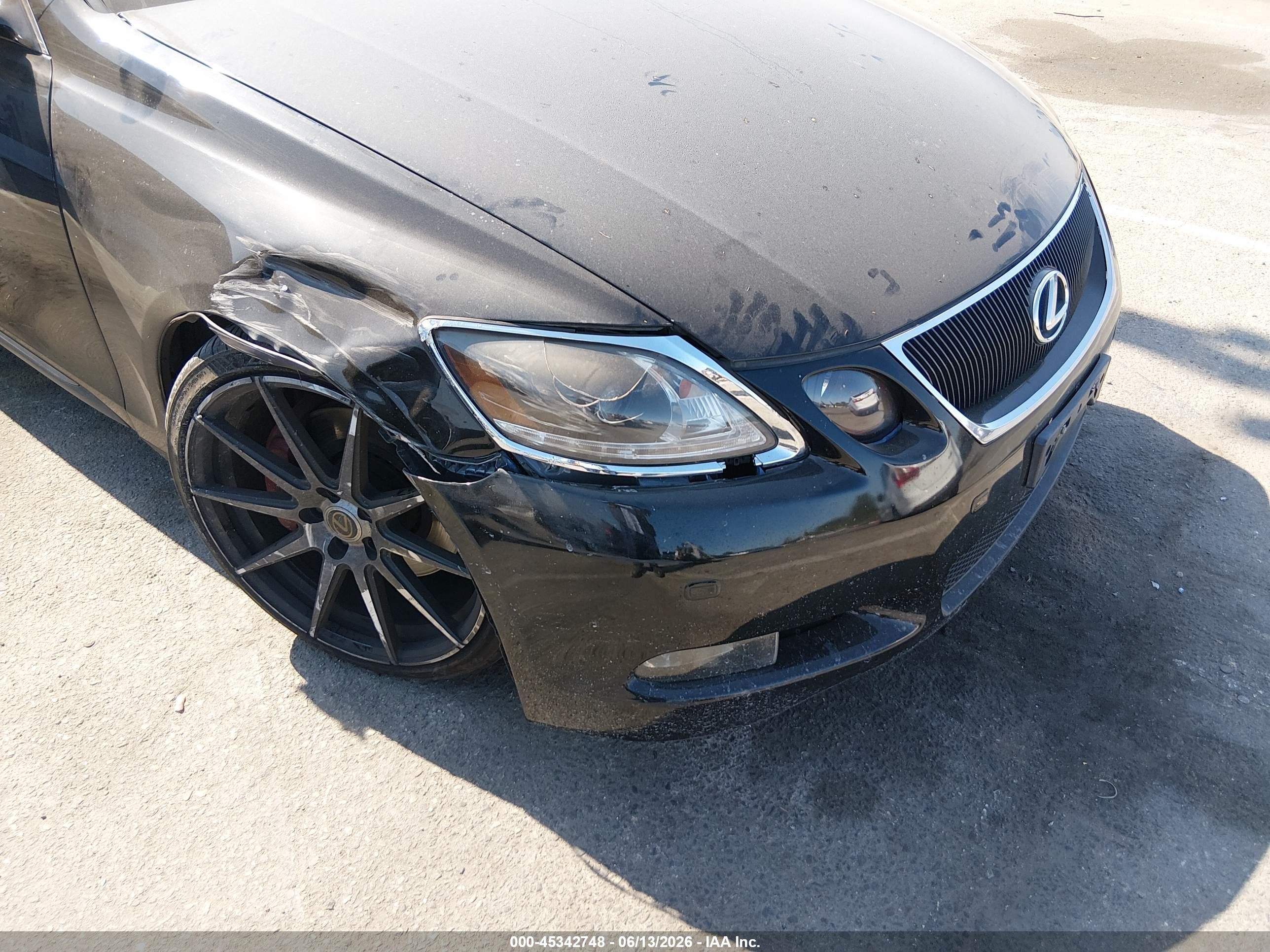 2006 Lexus Gs 430   Black vin: JTHBN96S465004912