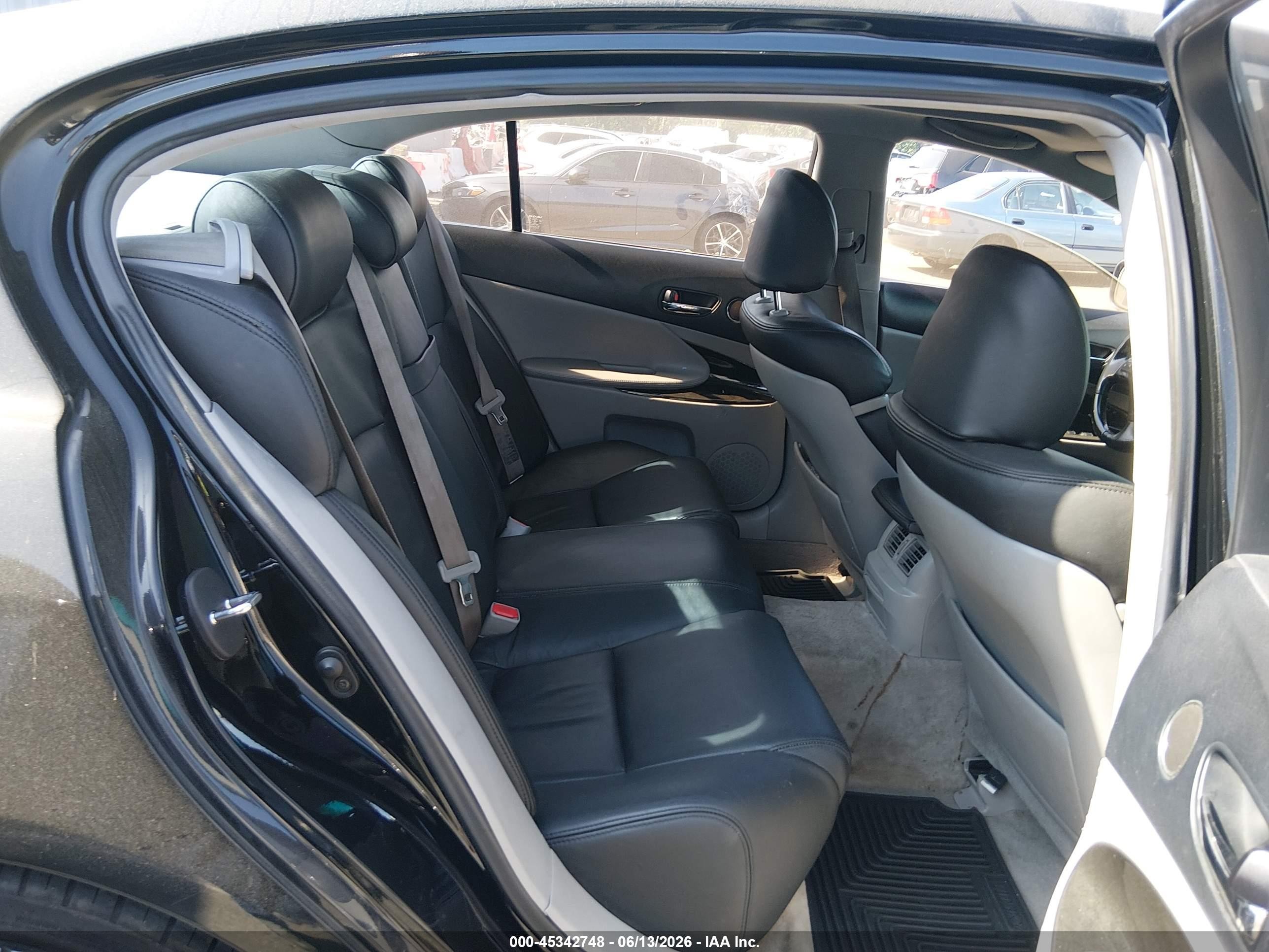 2006 Lexus Gs 430   Black vin: JTHBN96S465004912
