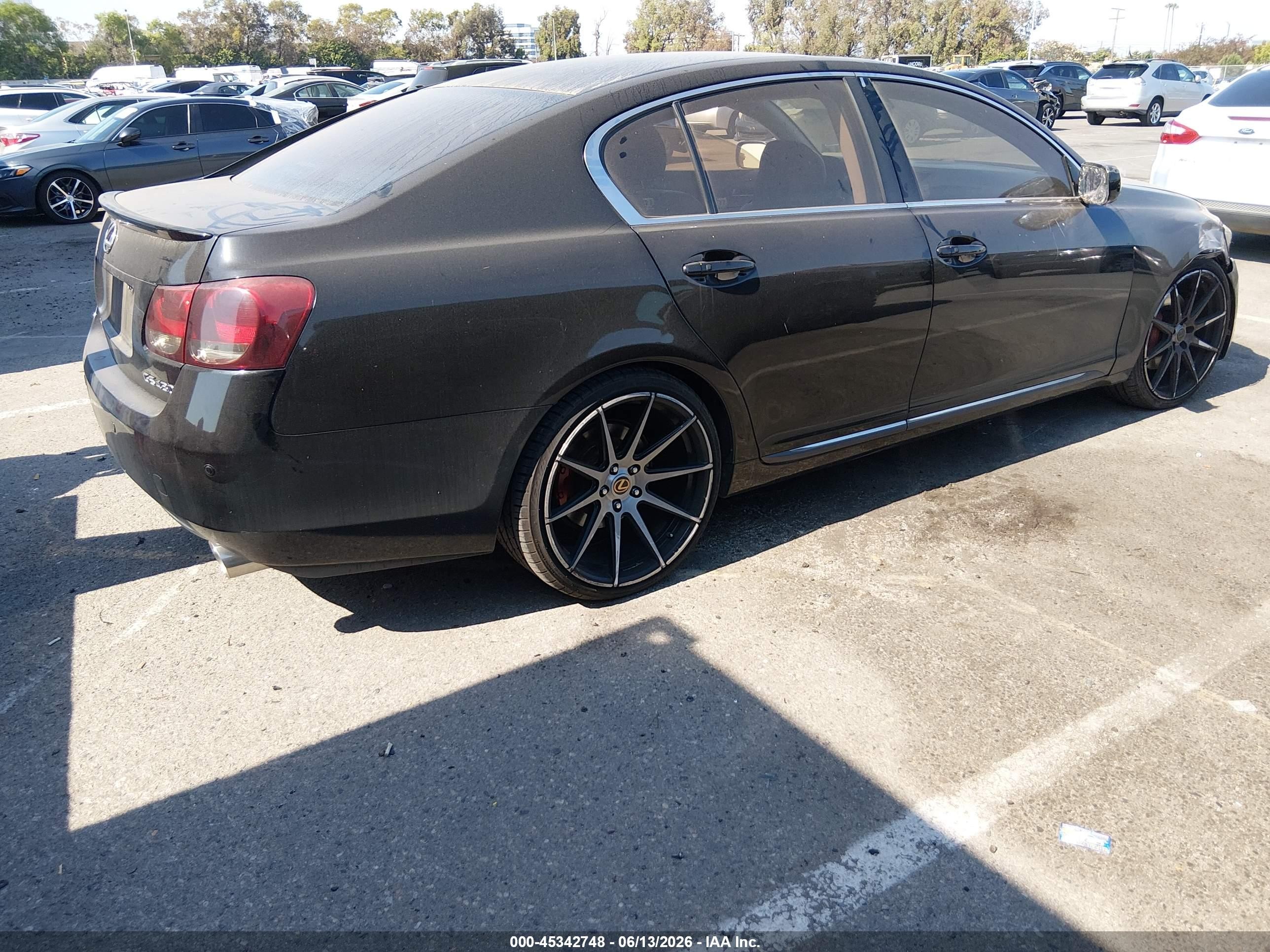 2006 Lexus Gs 430   Black vin: JTHBN96S465004912