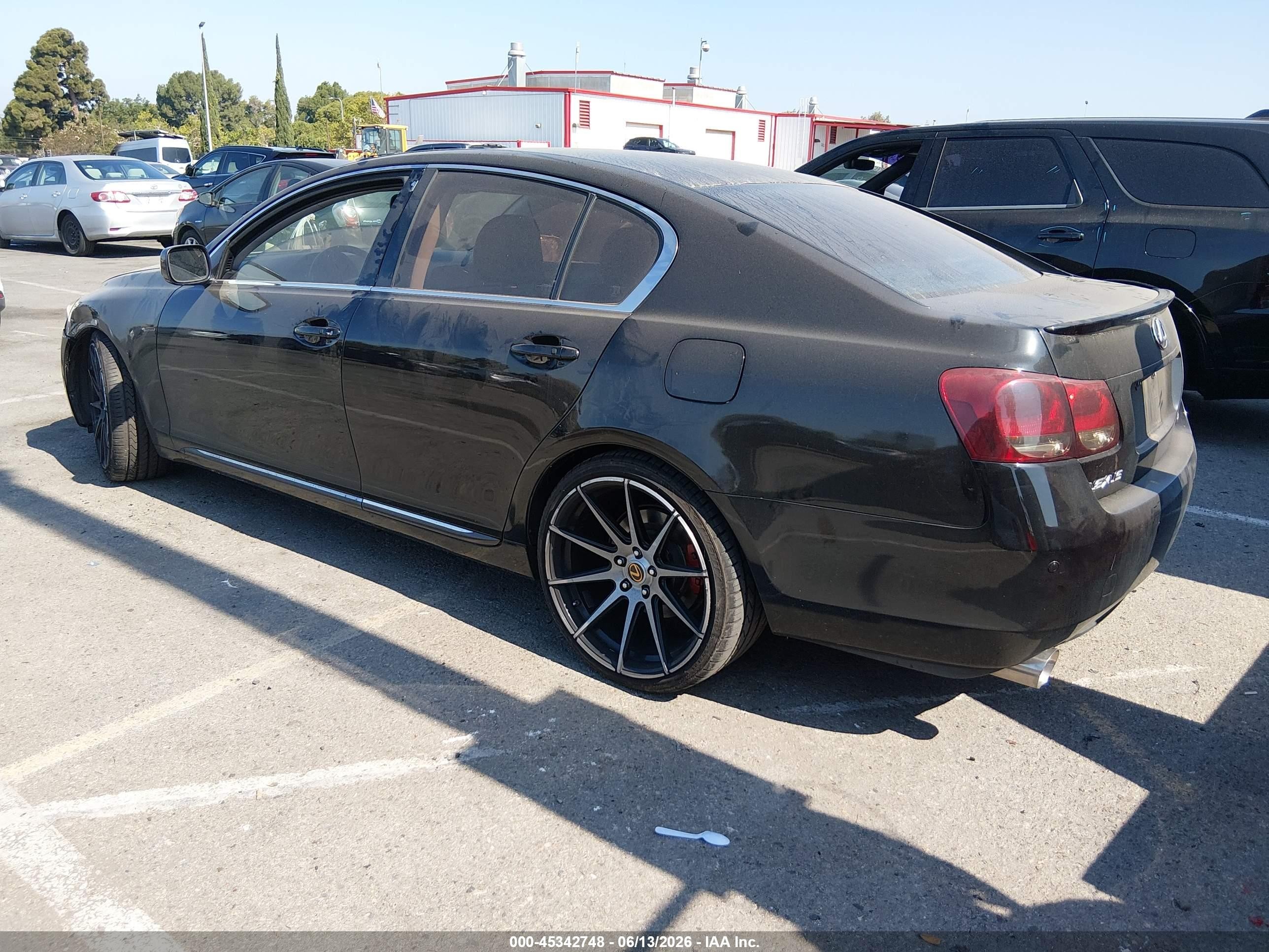 2006 Lexus Gs 430   Black vin: JTHBN96S465004912