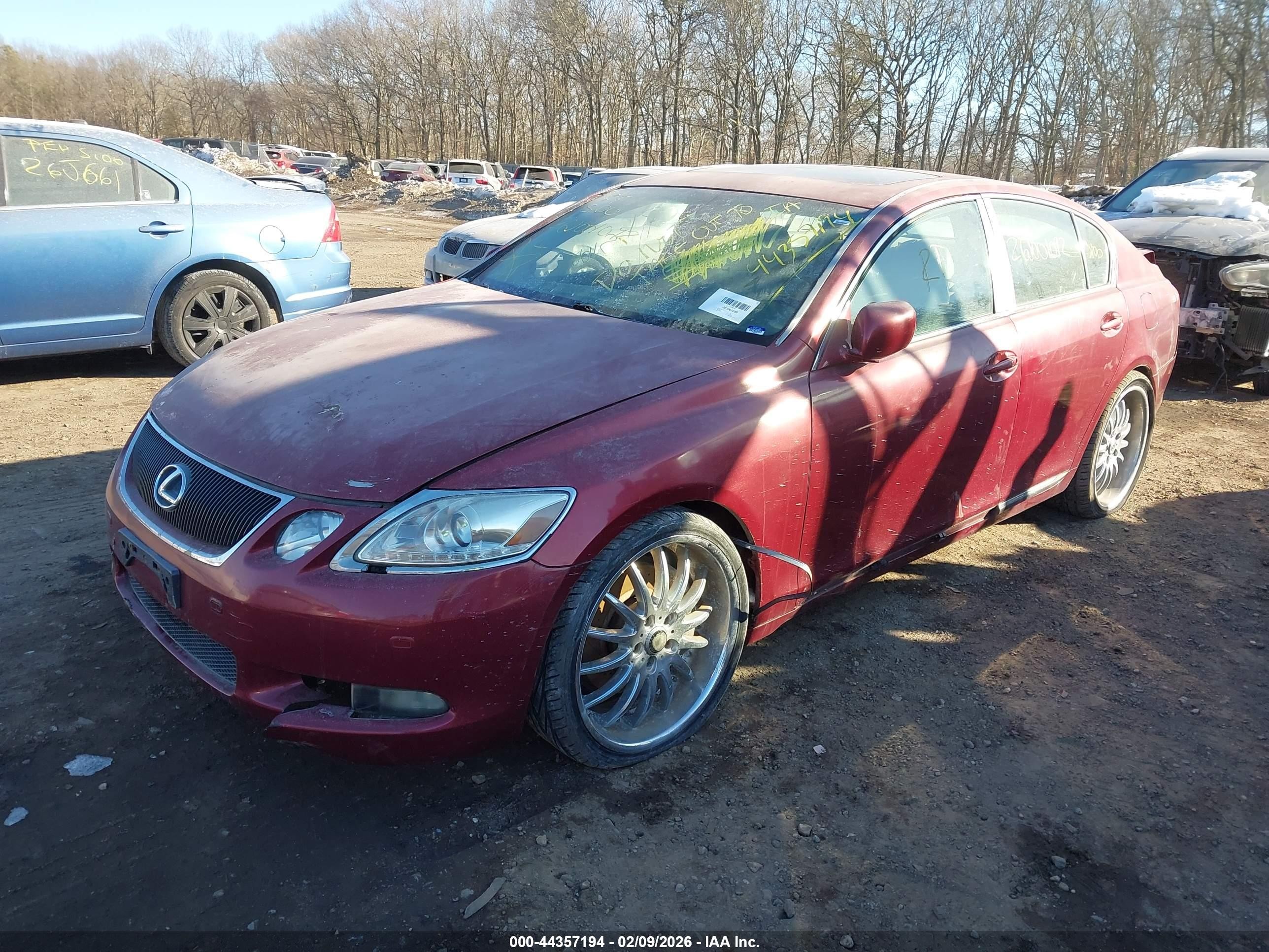 2006 Lexus Gs 430   Красный vin: JTHBN96S465007907