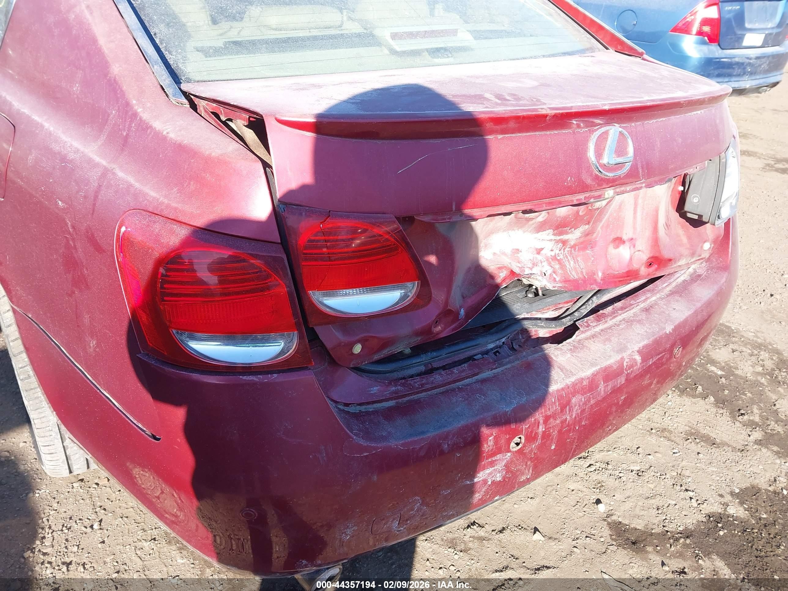 2006 Lexus Gs 430   Красный vin: JTHBN96S465007907
