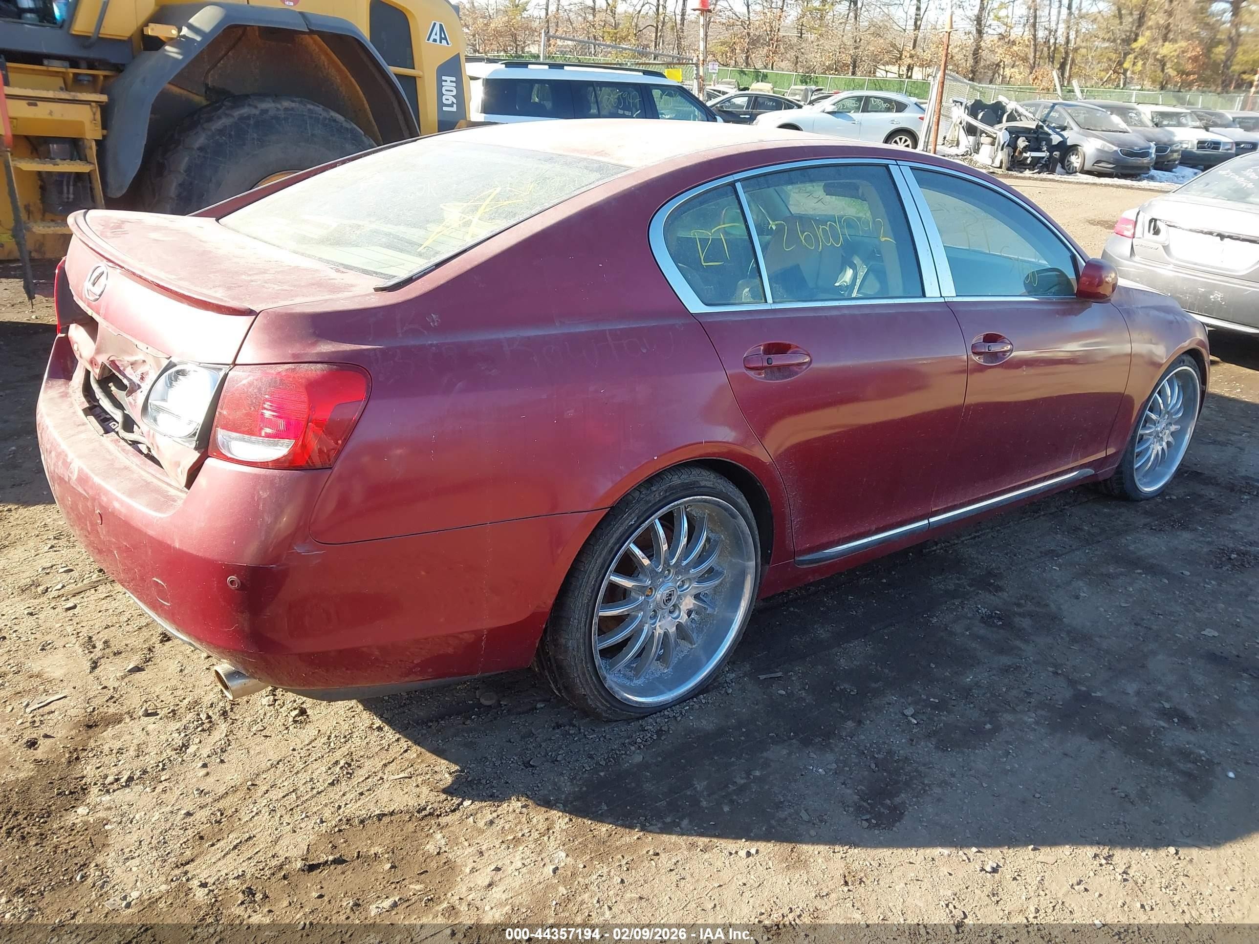 2006 Lexus Gs 430   Красный vin: JTHBN96S465007907