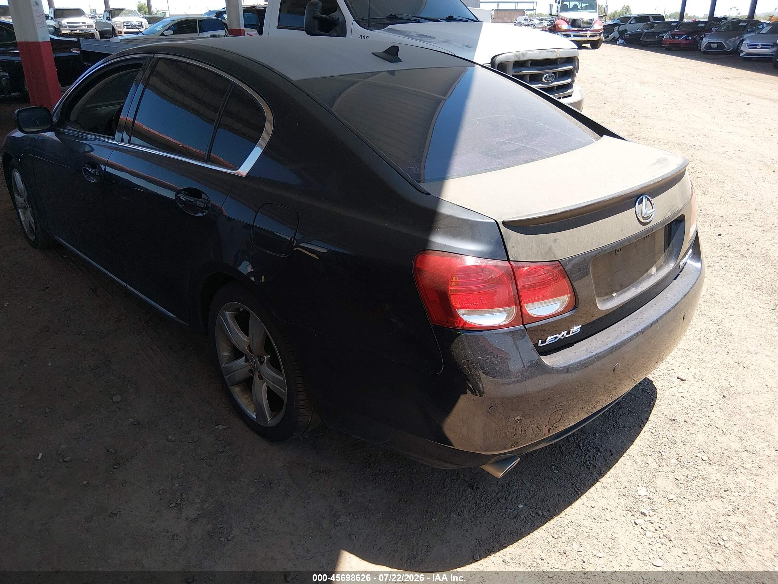2007 Lexus Gs 430   Blue vin: JTHBN96S475016656