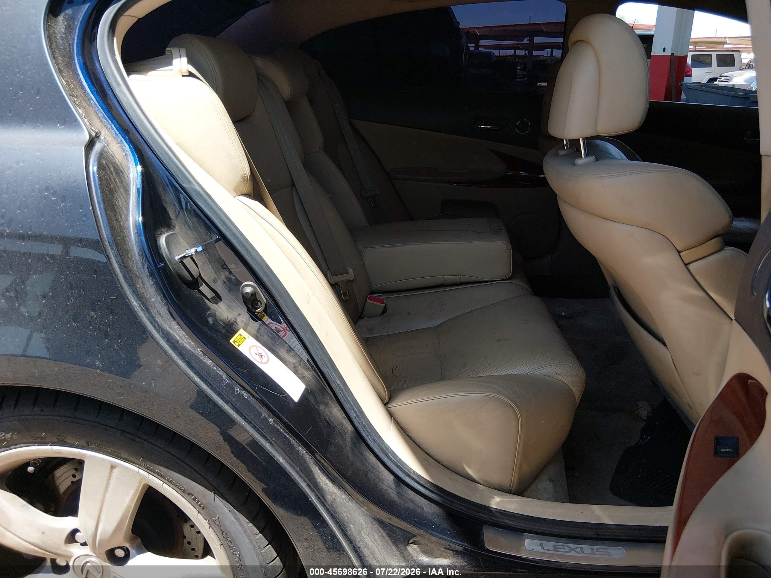 2007 Lexus Gs 430   Blue vin: JTHBN96S475016656