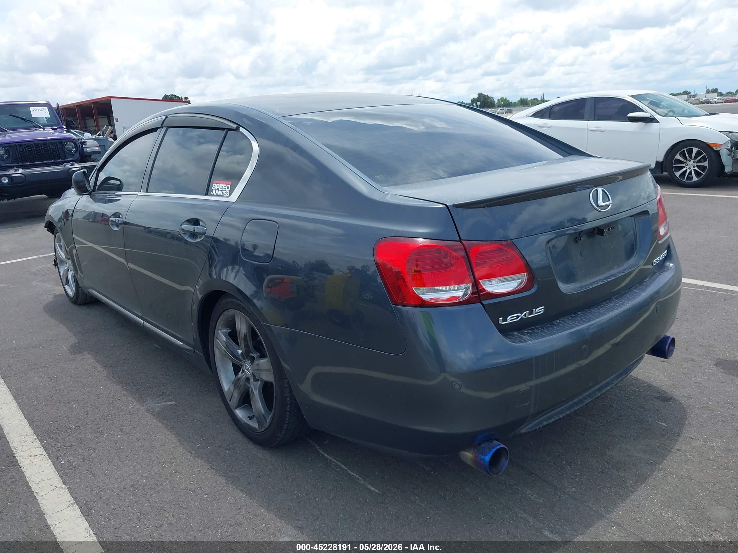 2006 Lexus Gs 430   Black vin: JTHBN96S665004894