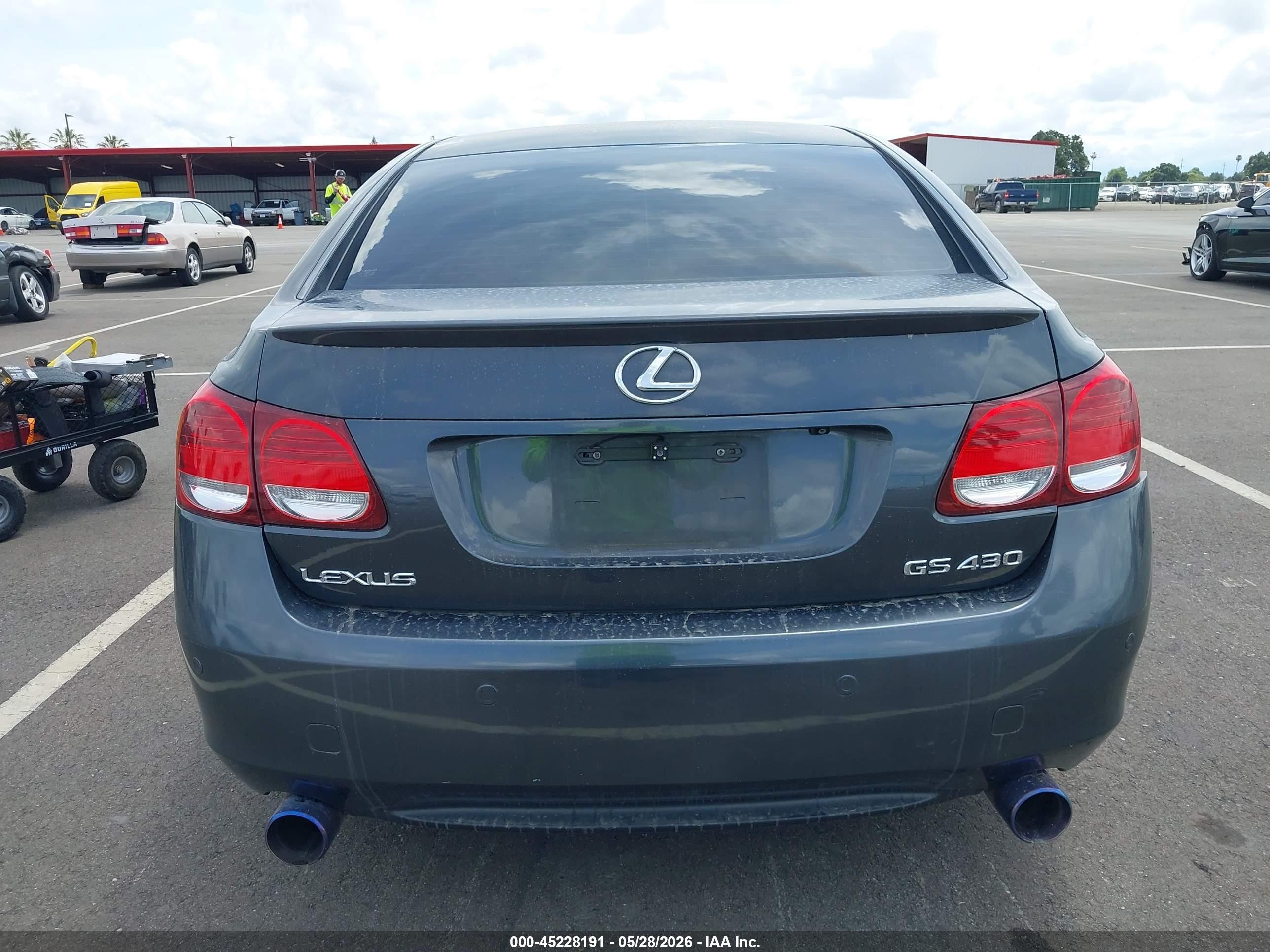 2006 Lexus Gs 430   Black vin: JTHBN96S665004894