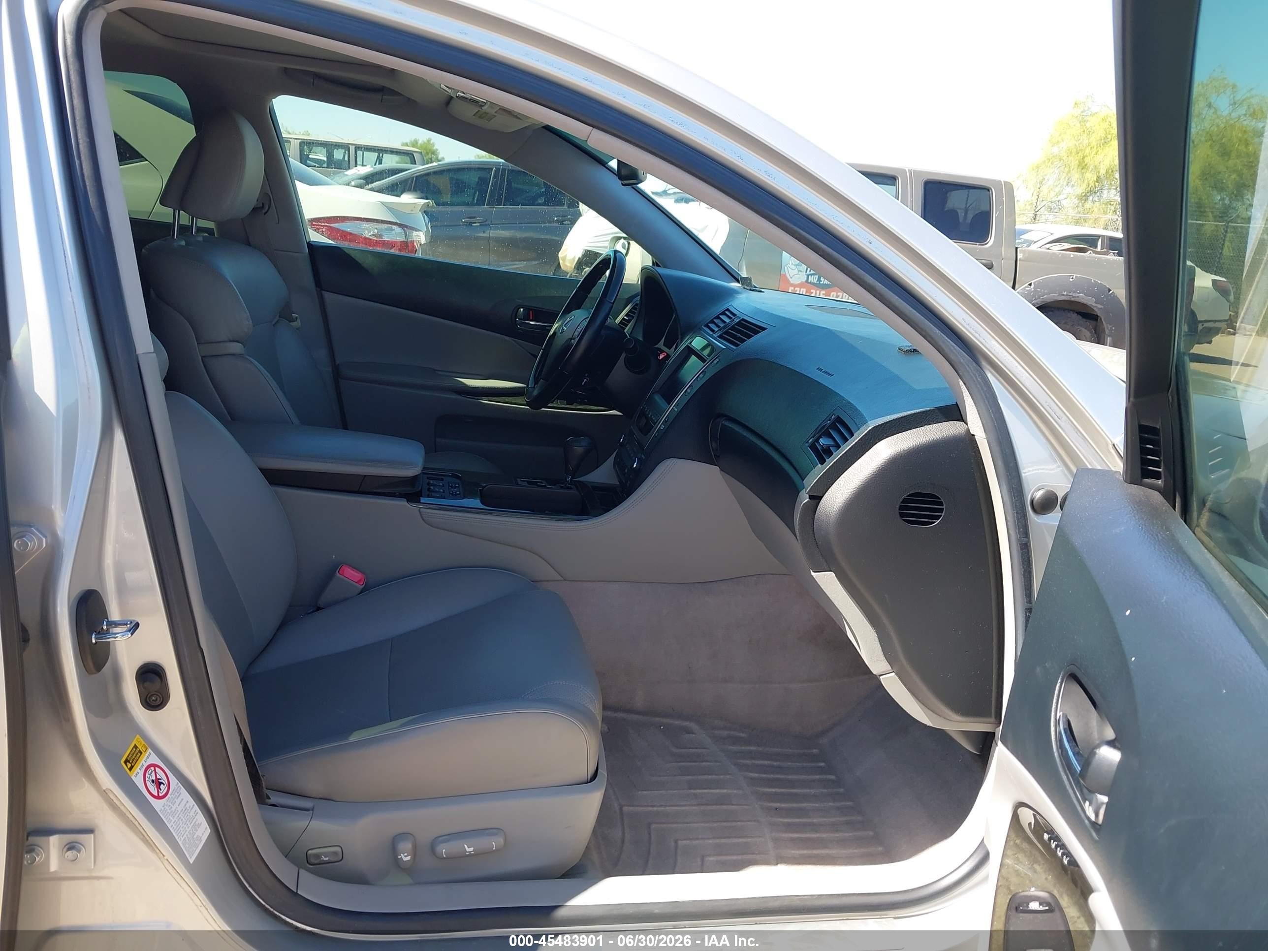 2007 Lexus Gs 430   Silver vin: JTHBN96S775017879