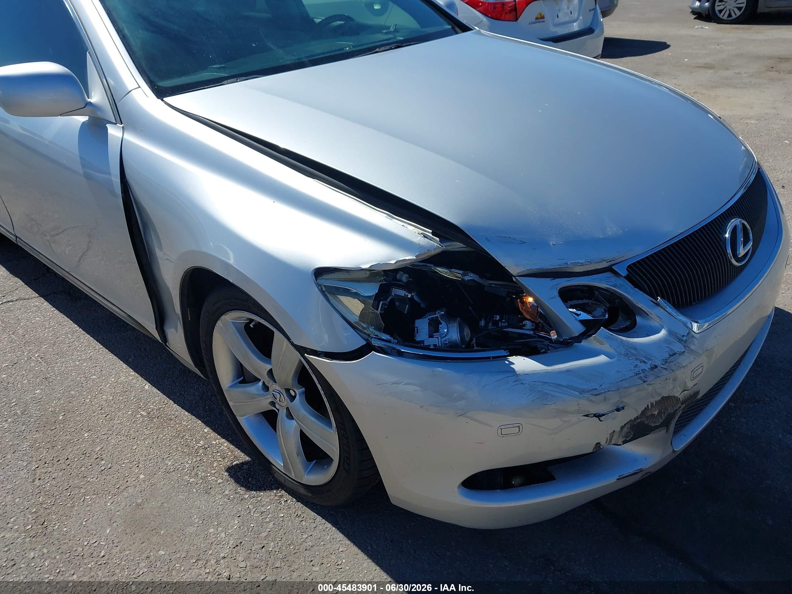 2007 Lexus Gs 430   Silver vin: JTHBN96S775017879