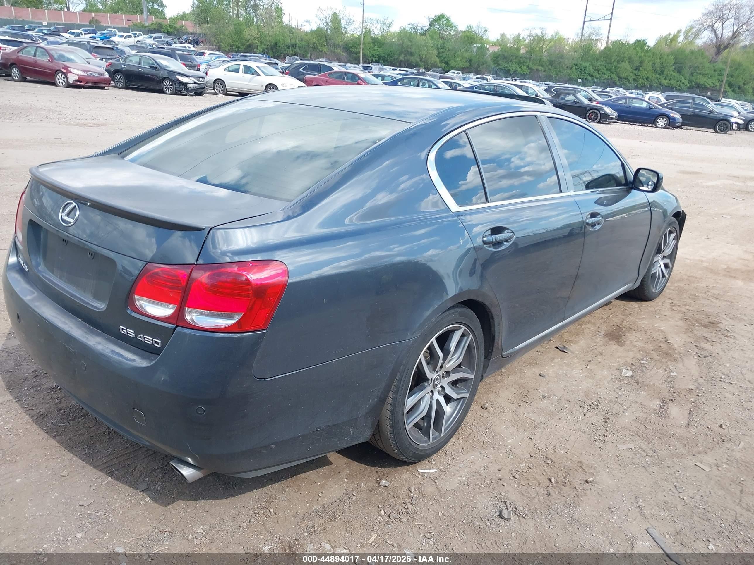 2006 Lexus Gs 430   Black vin: JTHBN96S965005876