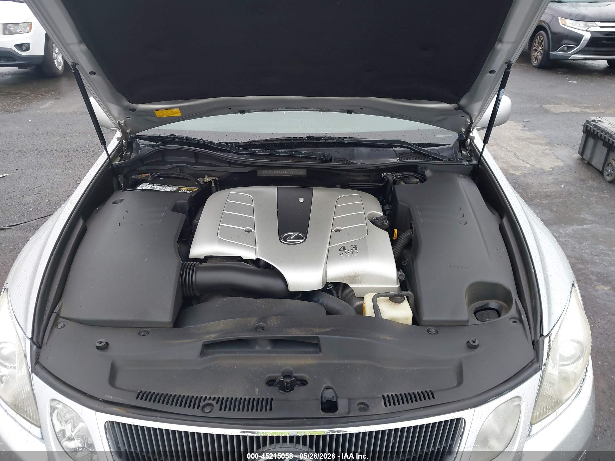 2006 Lexus Gs 430 Silver vin: JTHBN96SX65005711