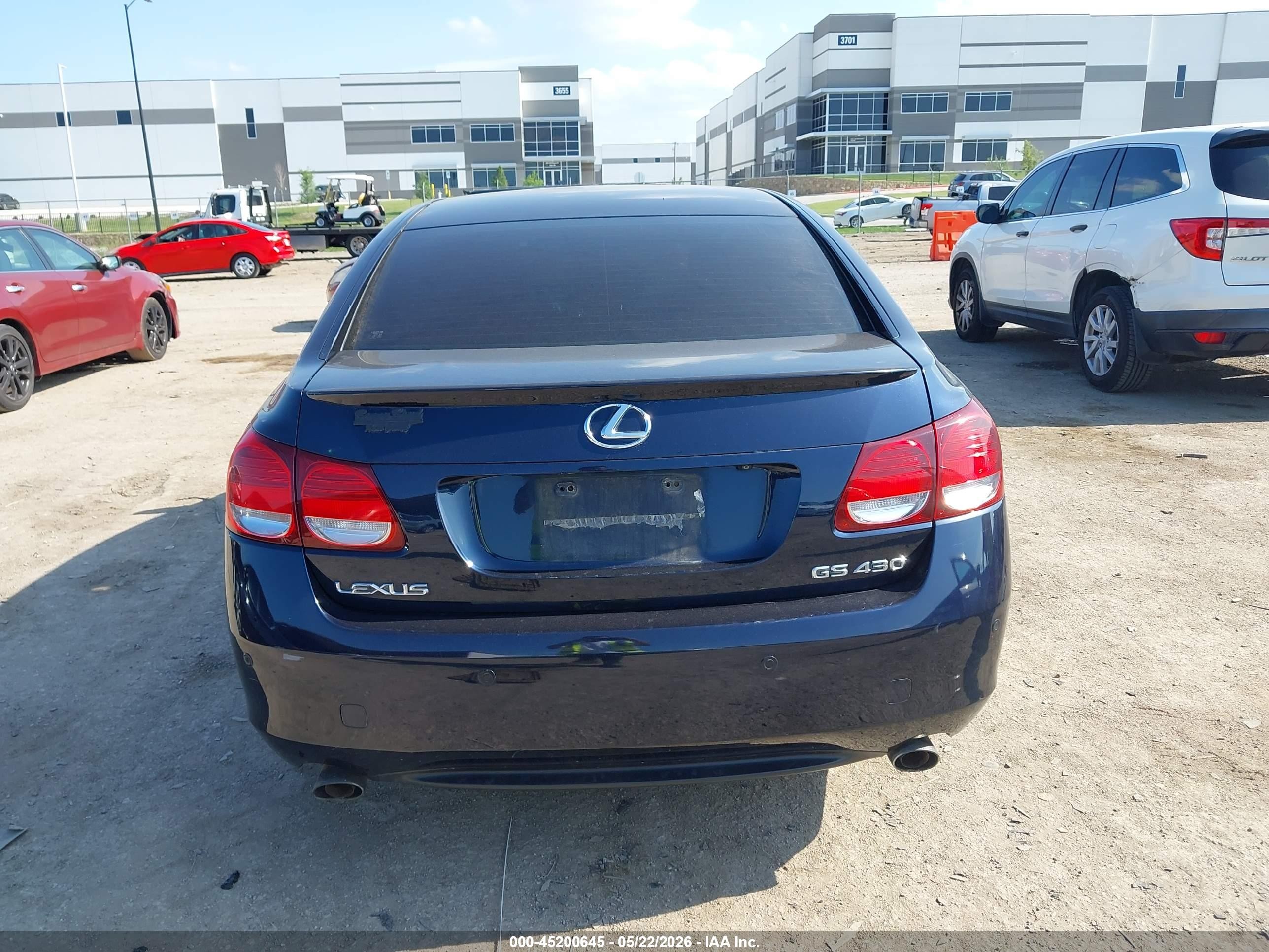 2006 Lexus Gs 430   Black vin: JTHBN96SX65015610
