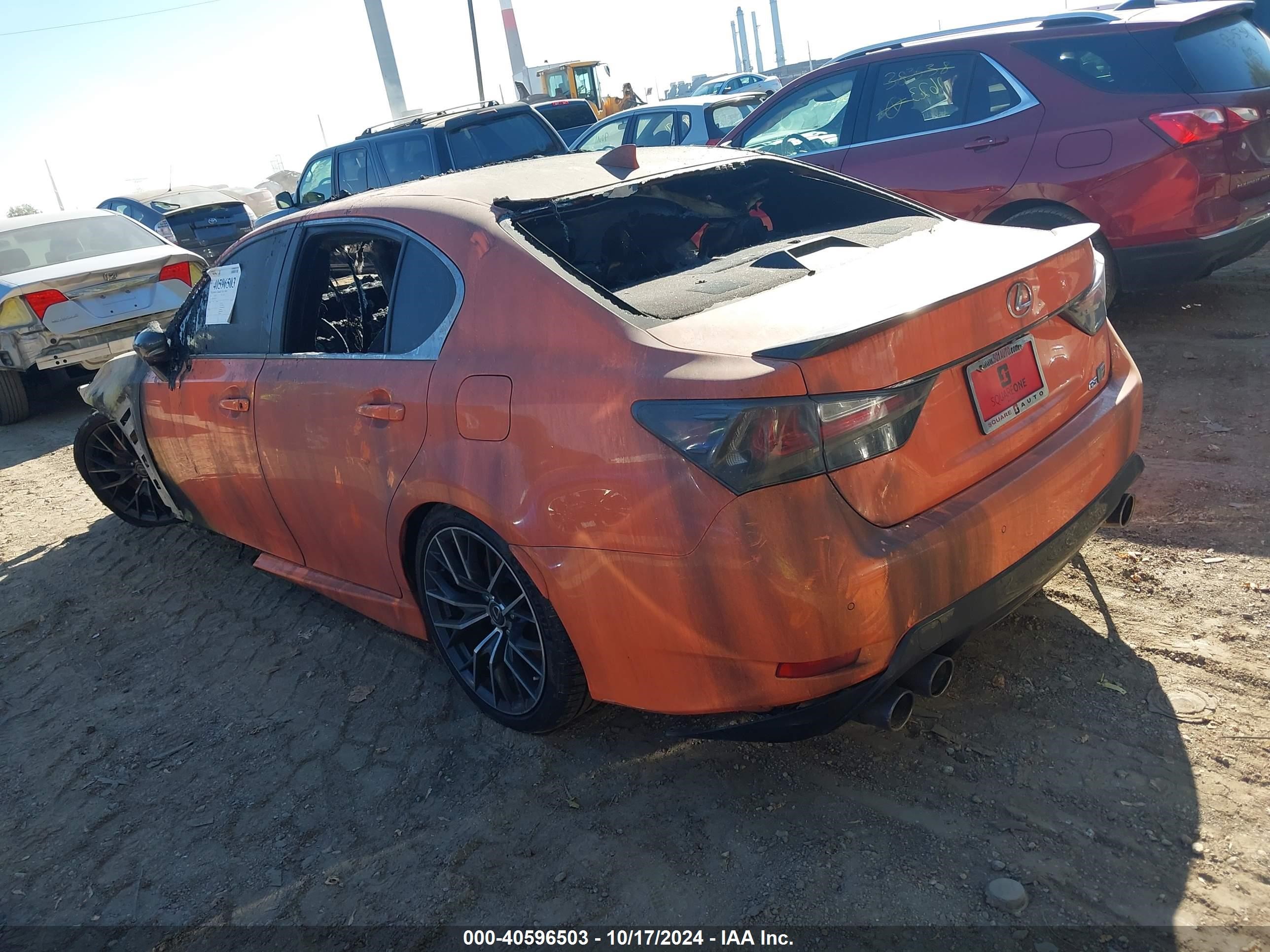 2016 Lexus Gs F   Orange vin: JTHBP1BL3GA001177