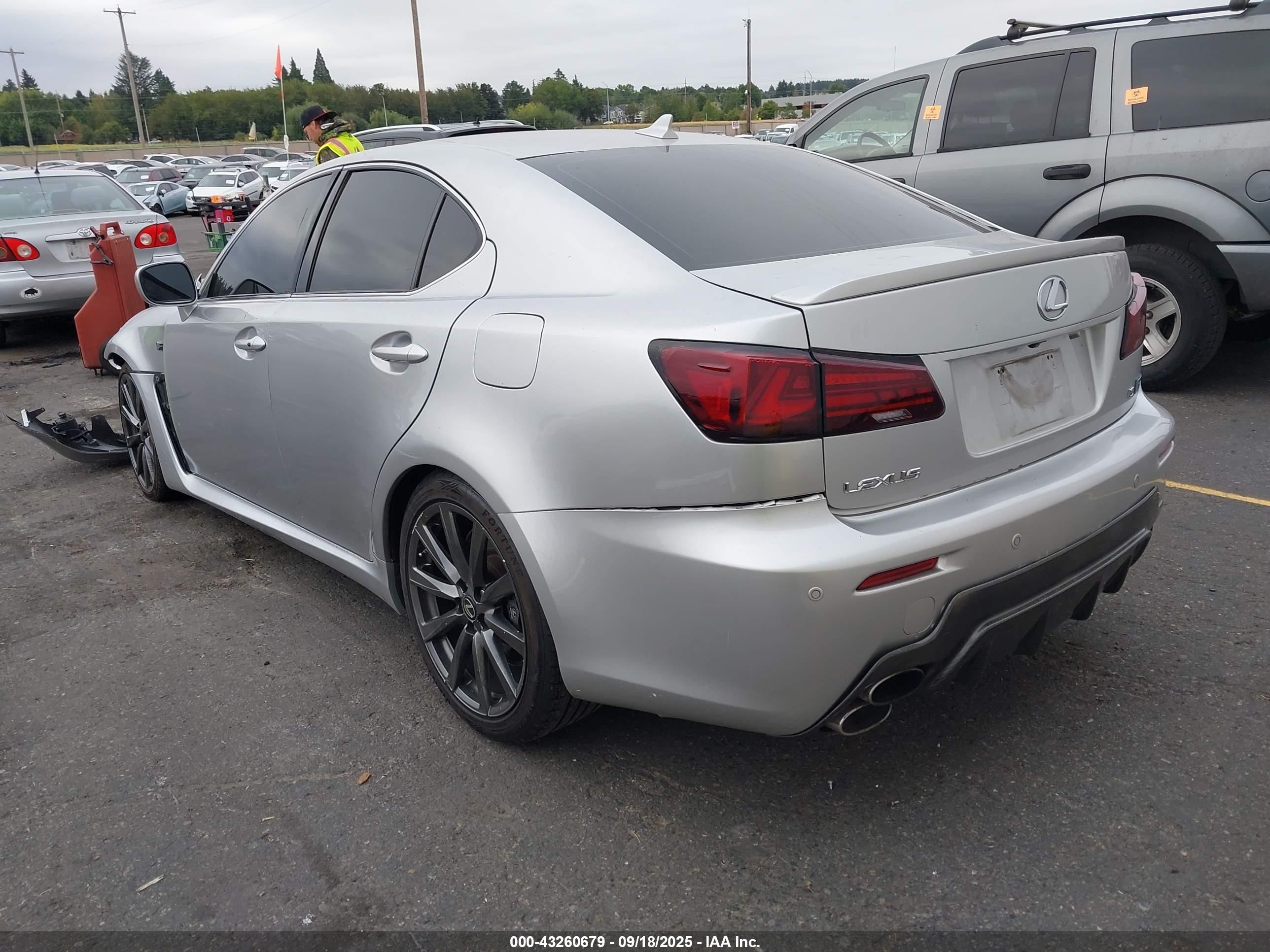 2008 Lexus Is F   Silver vin: JTHBP262185000787