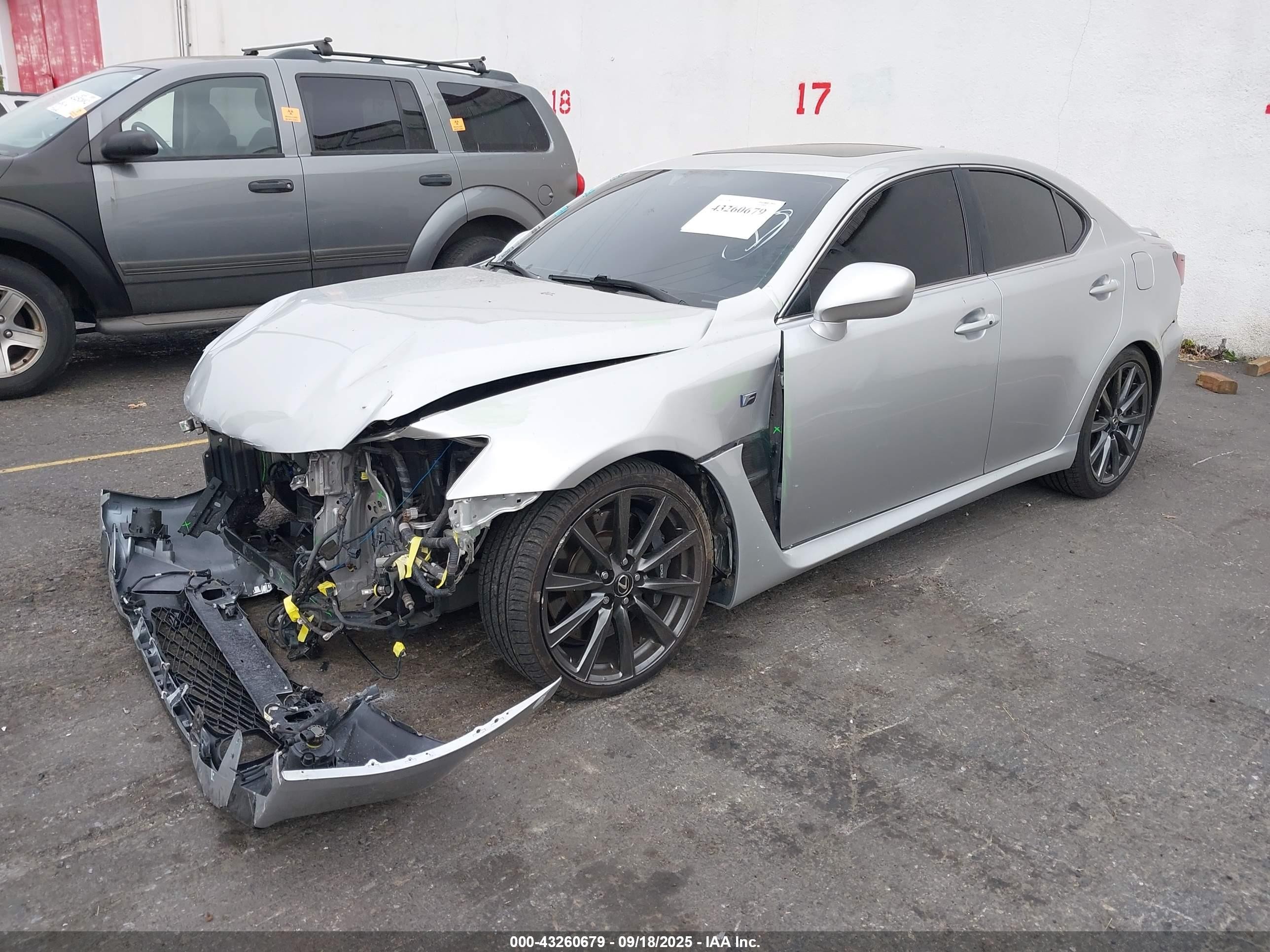 2008 Lexus Is F   Silver vin: JTHBP262185000787