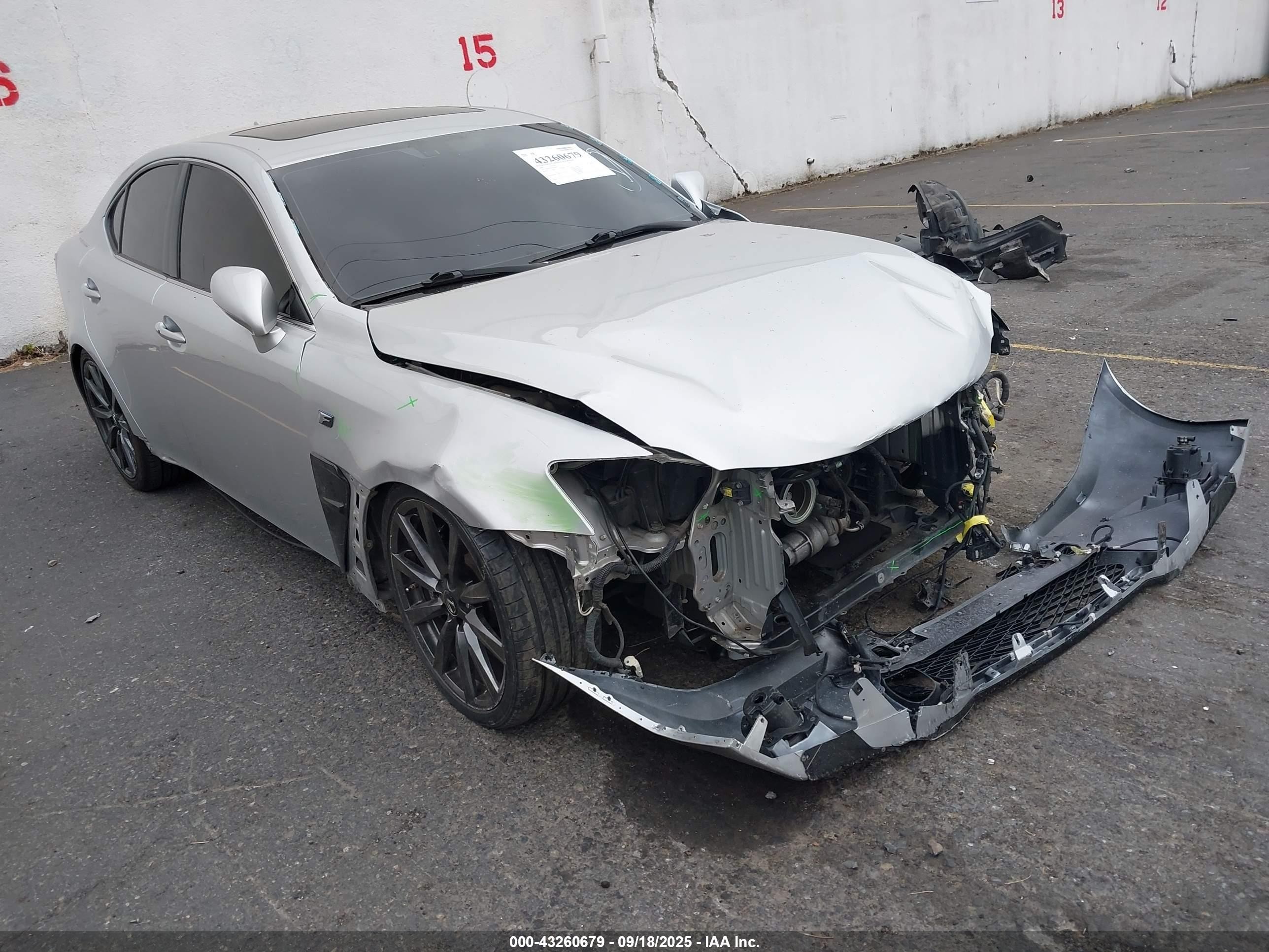 2008 Lexus Is F   Silver vin: JTHBP262185000787