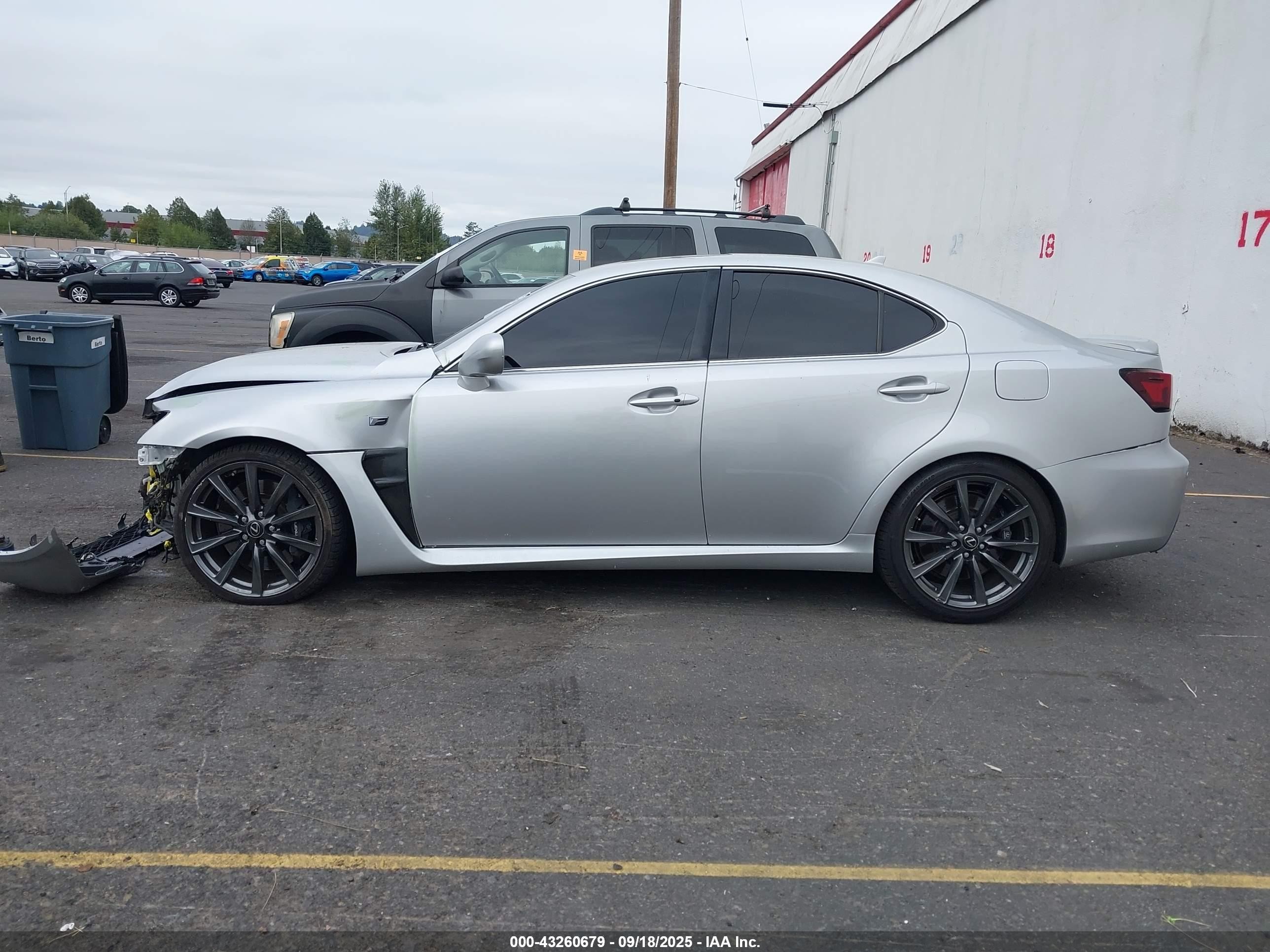 2008 Lexus Is F   Silver vin: JTHBP262185000787