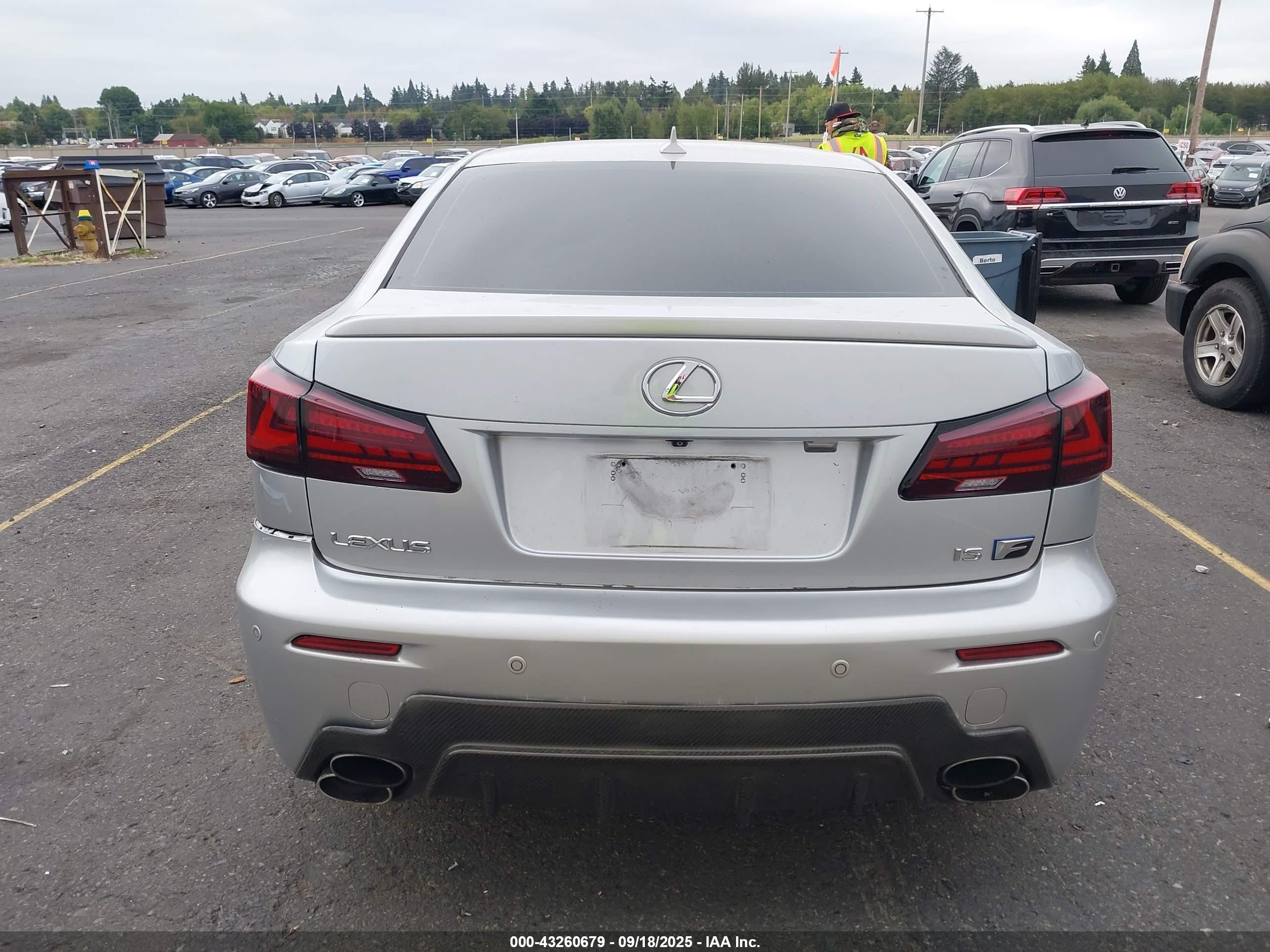 2008 Lexus Is F   Silver vin: JTHBP262185000787