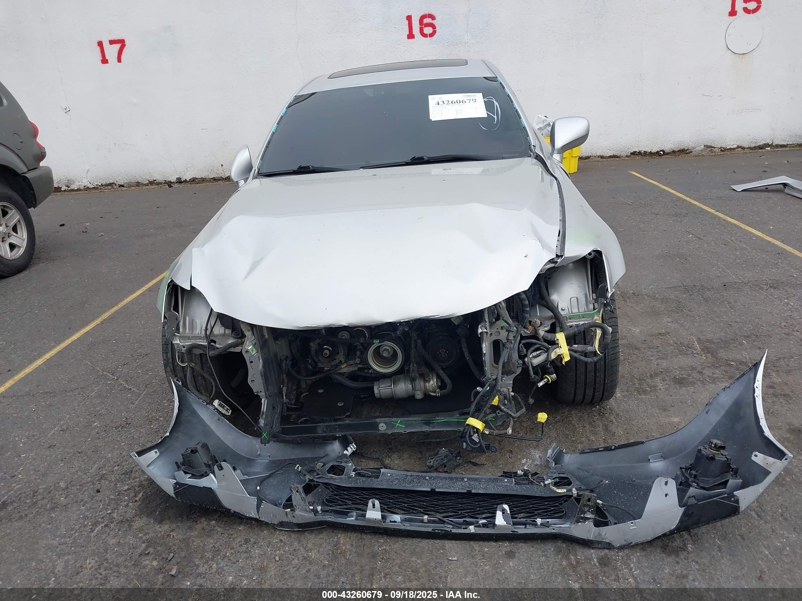 2008 Lexus Is F   Silver vin: JTHBP262185000787
