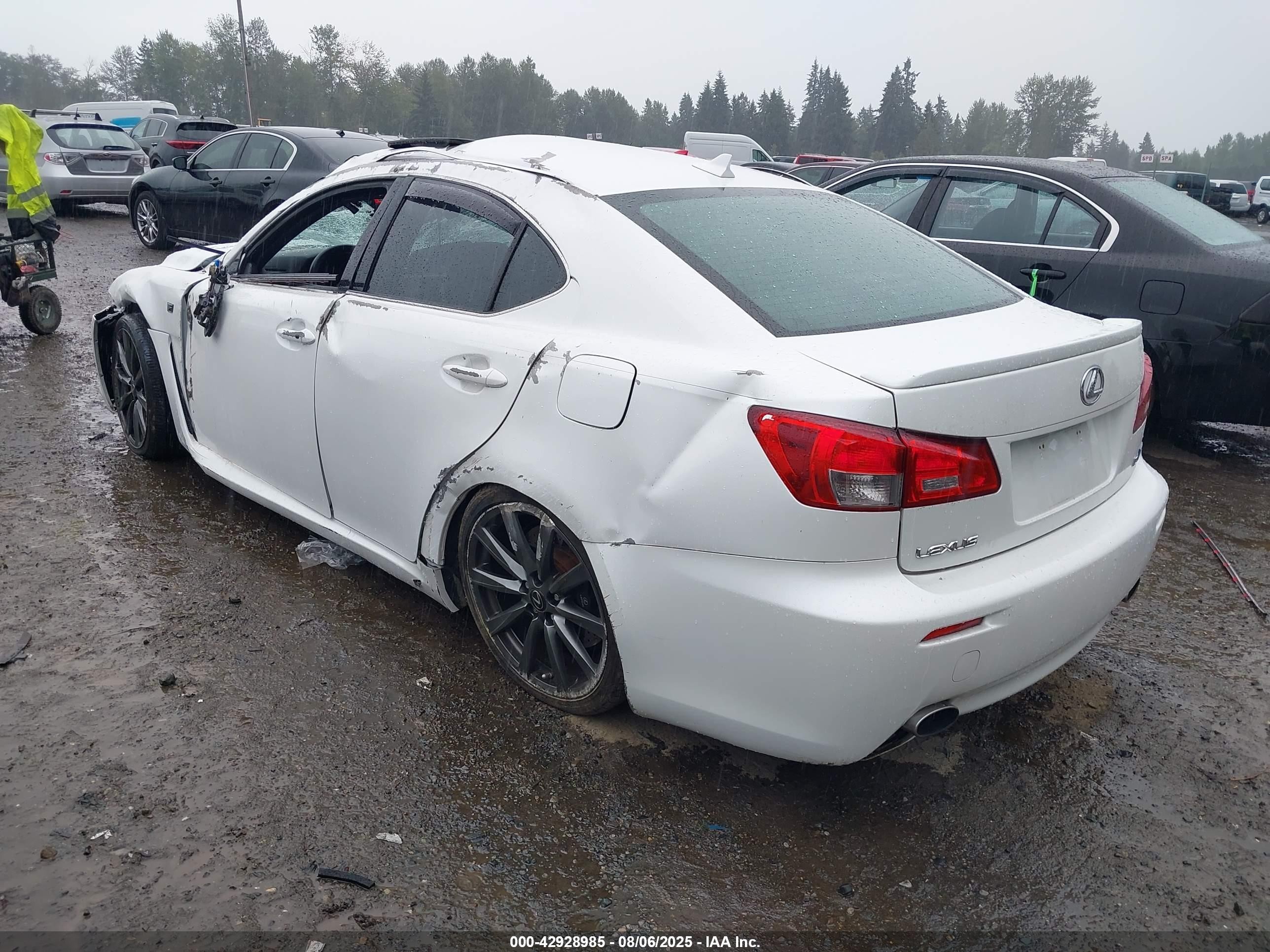 2008 Lexus Is F   White vin: JTHBP262185003267