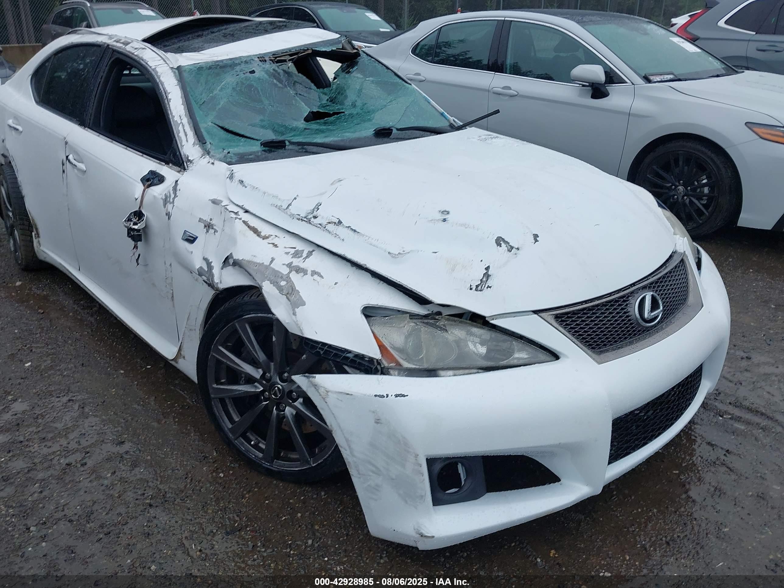 2008 Lexus Is F   White vin: JTHBP262185003267