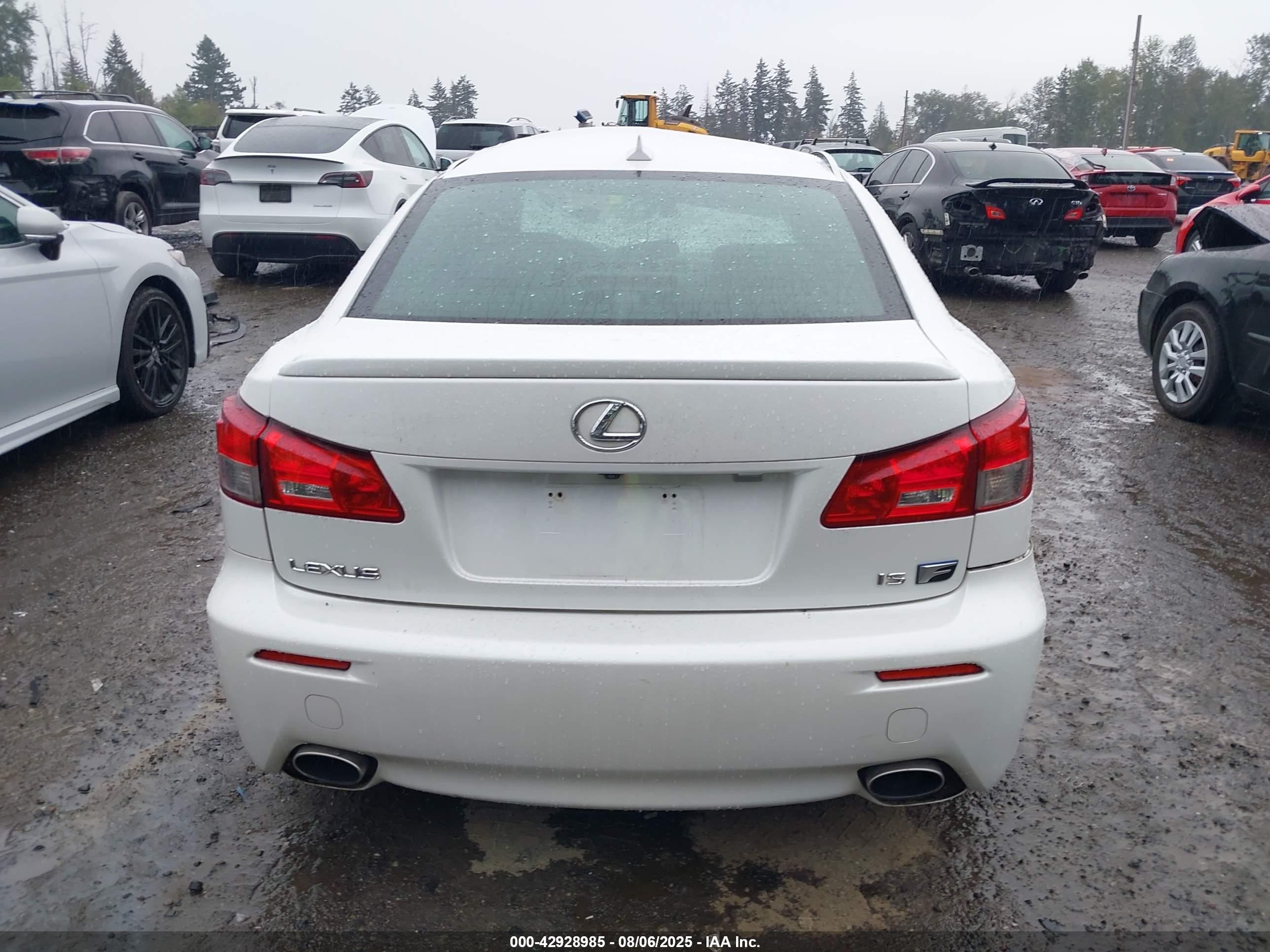 2008 Lexus Is F   White vin: JTHBP262185003267