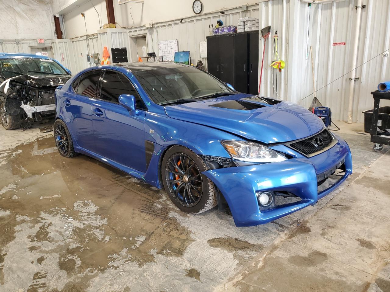 2008 Lexus Is-f Blue vin: JTHBP262385001097