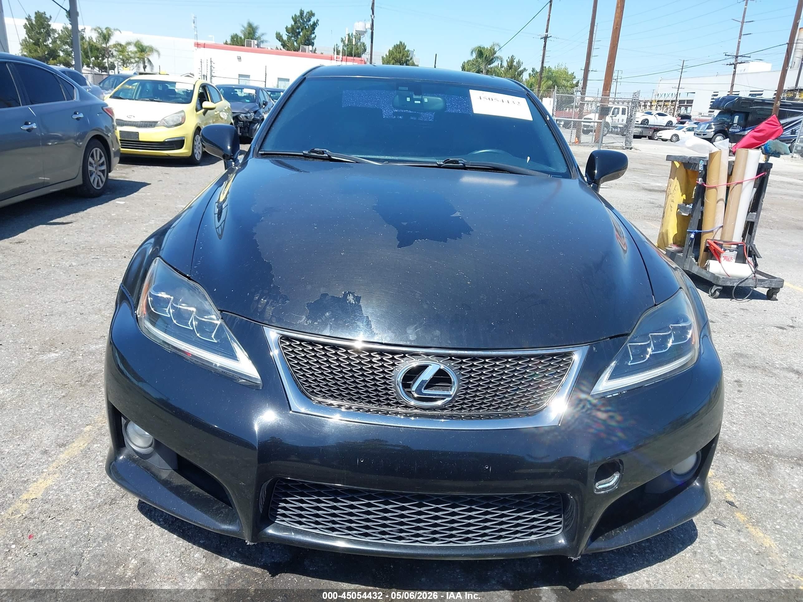 2008 Lexus Is F Black vin: JTHBP262385003111