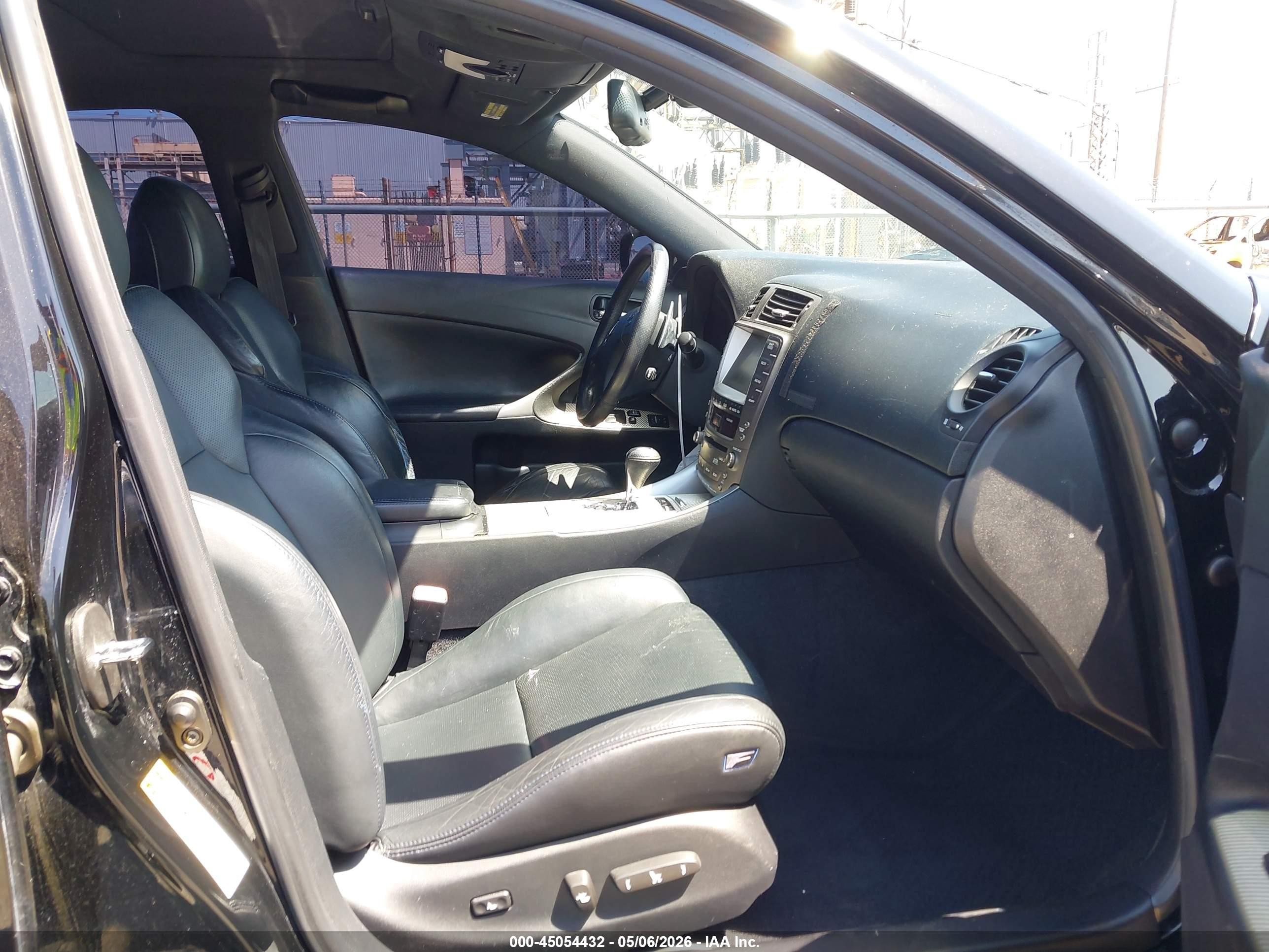 2008 Lexus Is F Black vin: JTHBP262385003111