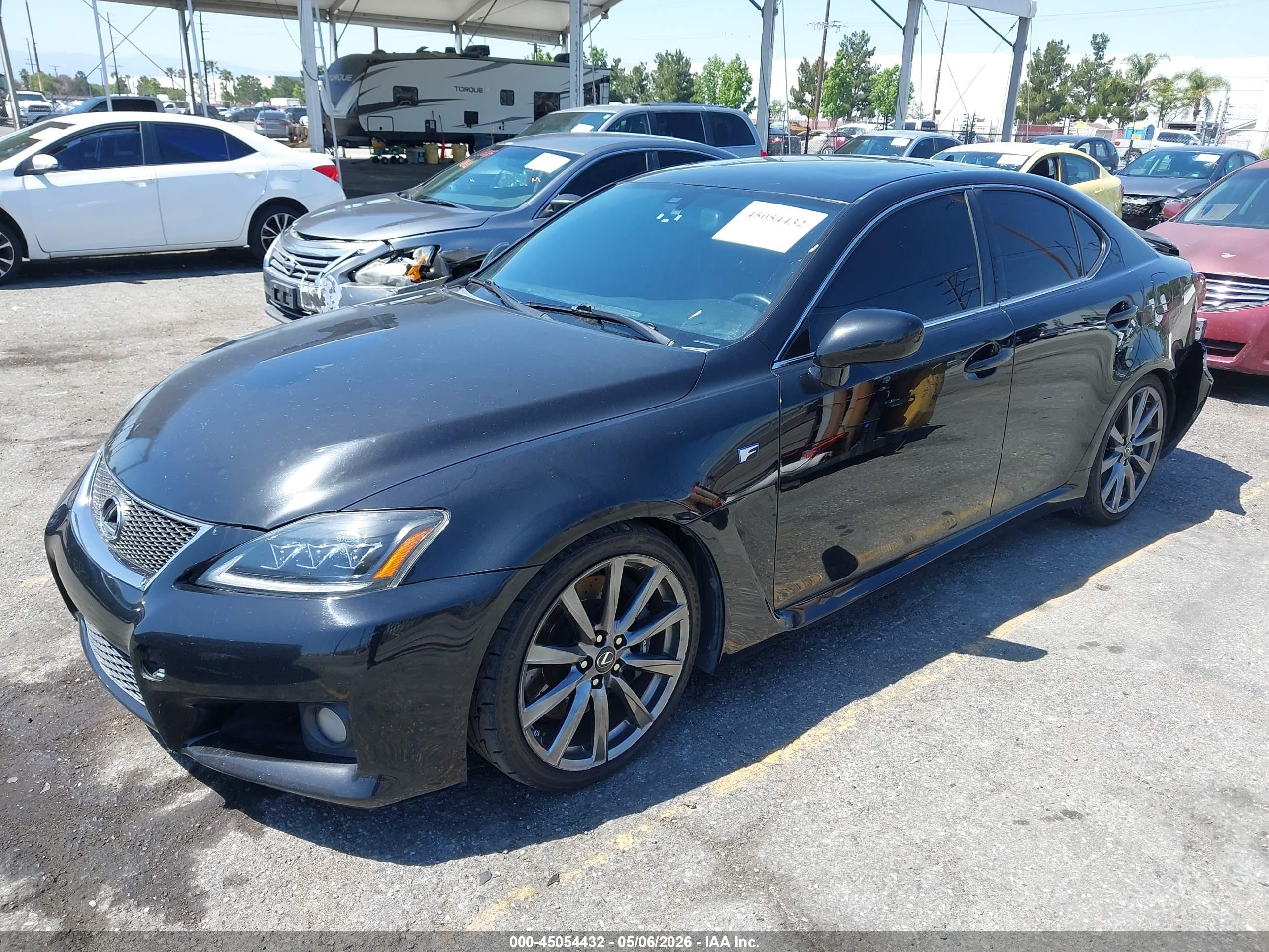 2008 Lexus Is F Black vin: JTHBP262385003111